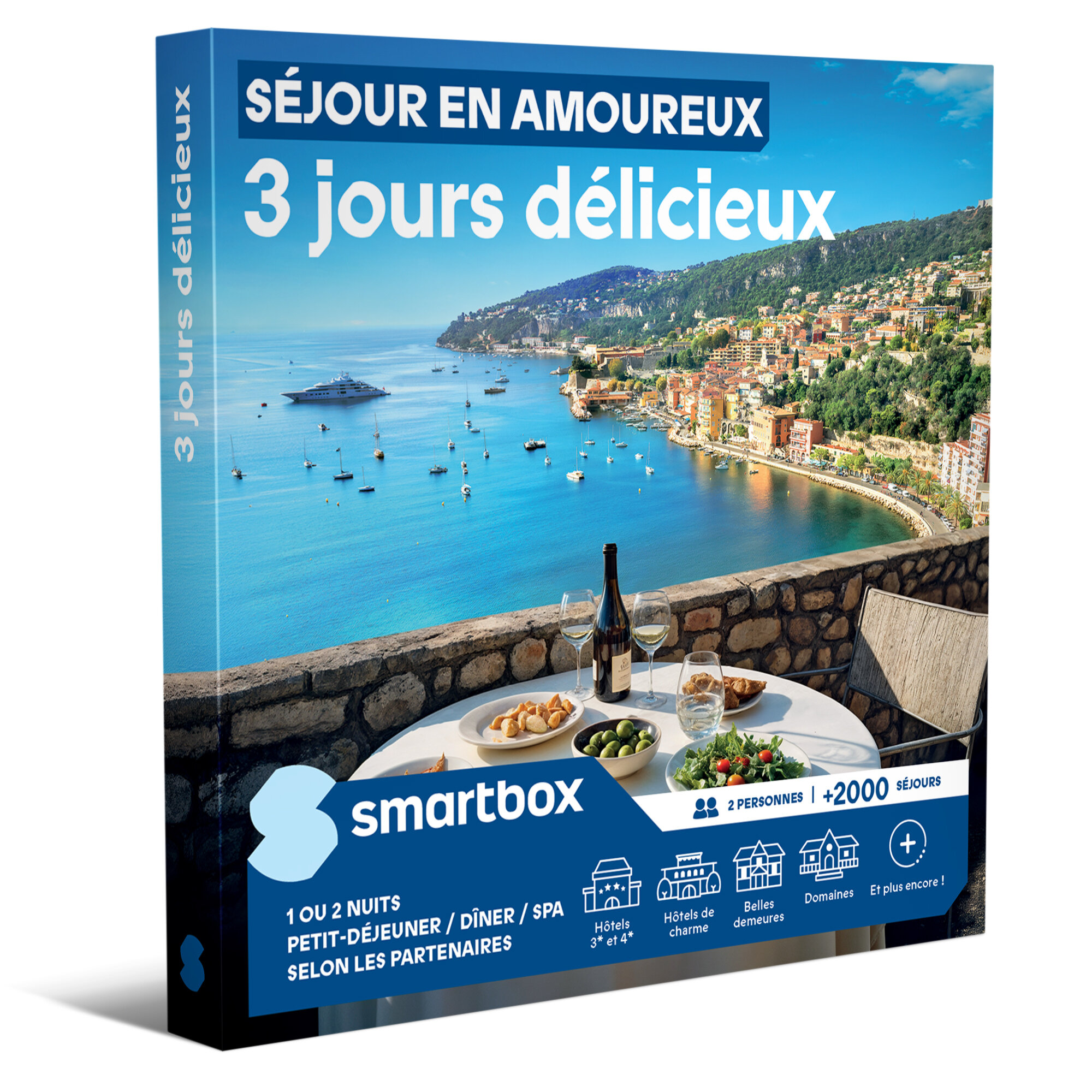 Coffret cadeau SmartBox Séjour en amoureux 3 jours délicieux - vue 2