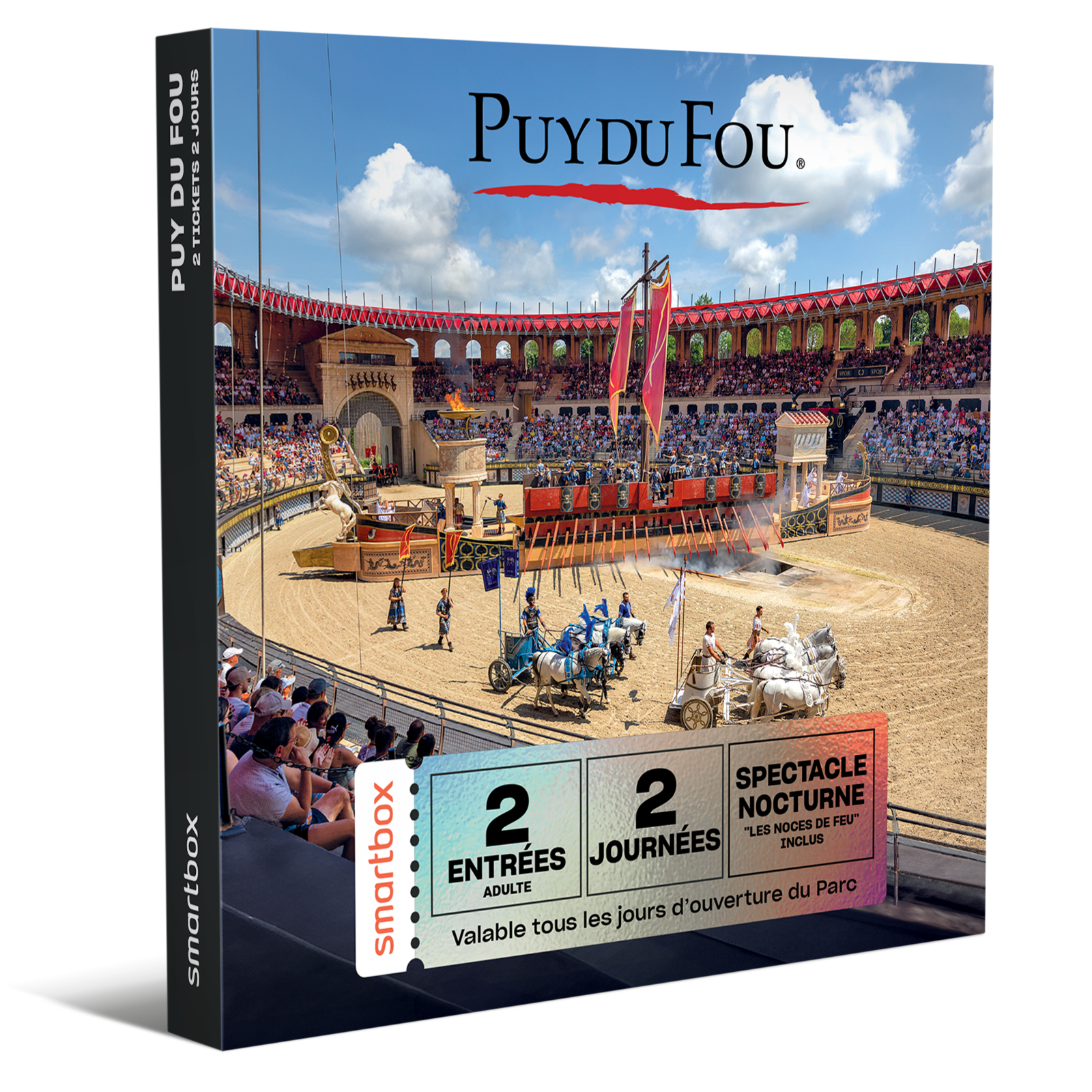 Coffret cadeau SmartBox Puy du Fou 2 tickets 2 journées