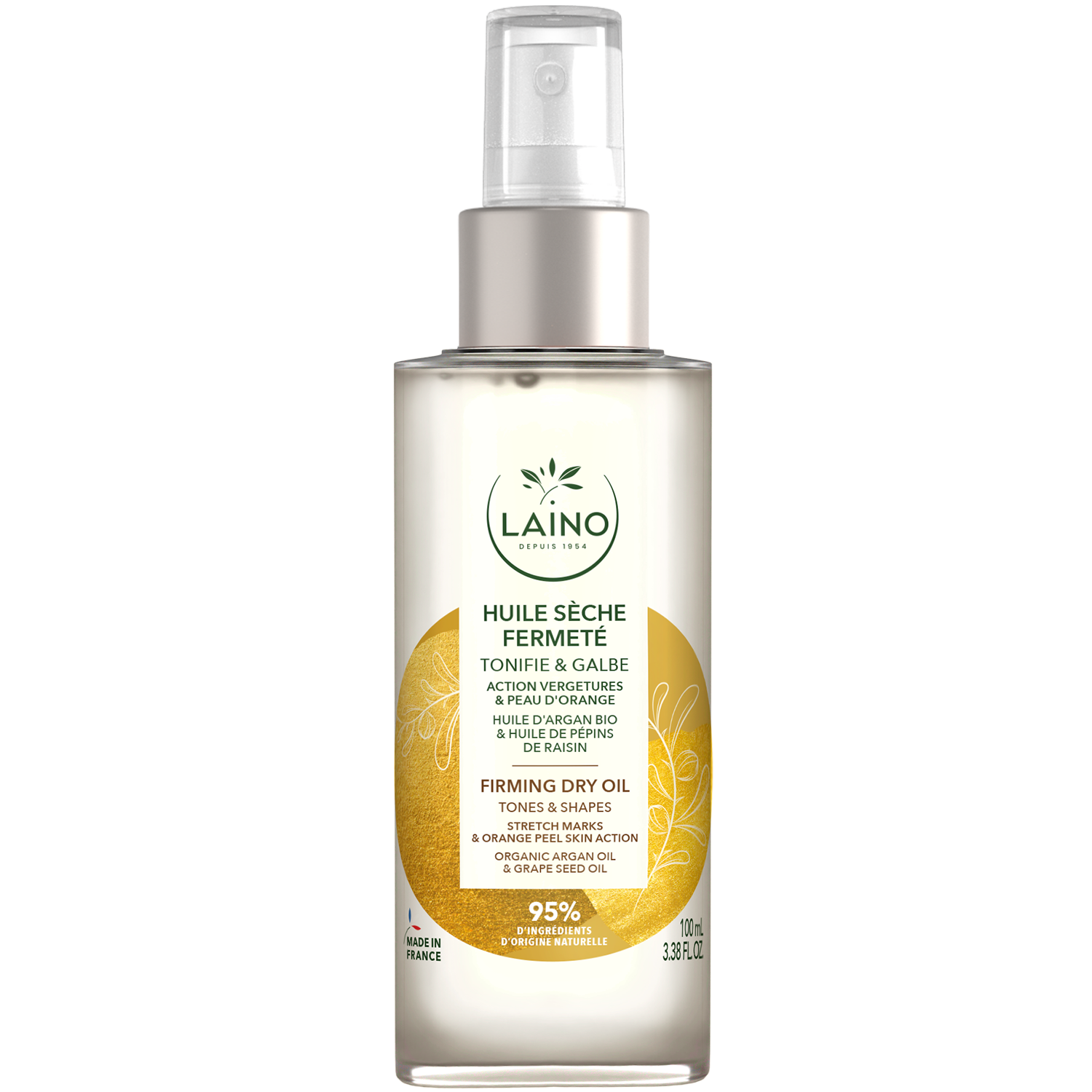 Laino Huile Sèche Fermeté Argan Flacon 100ml