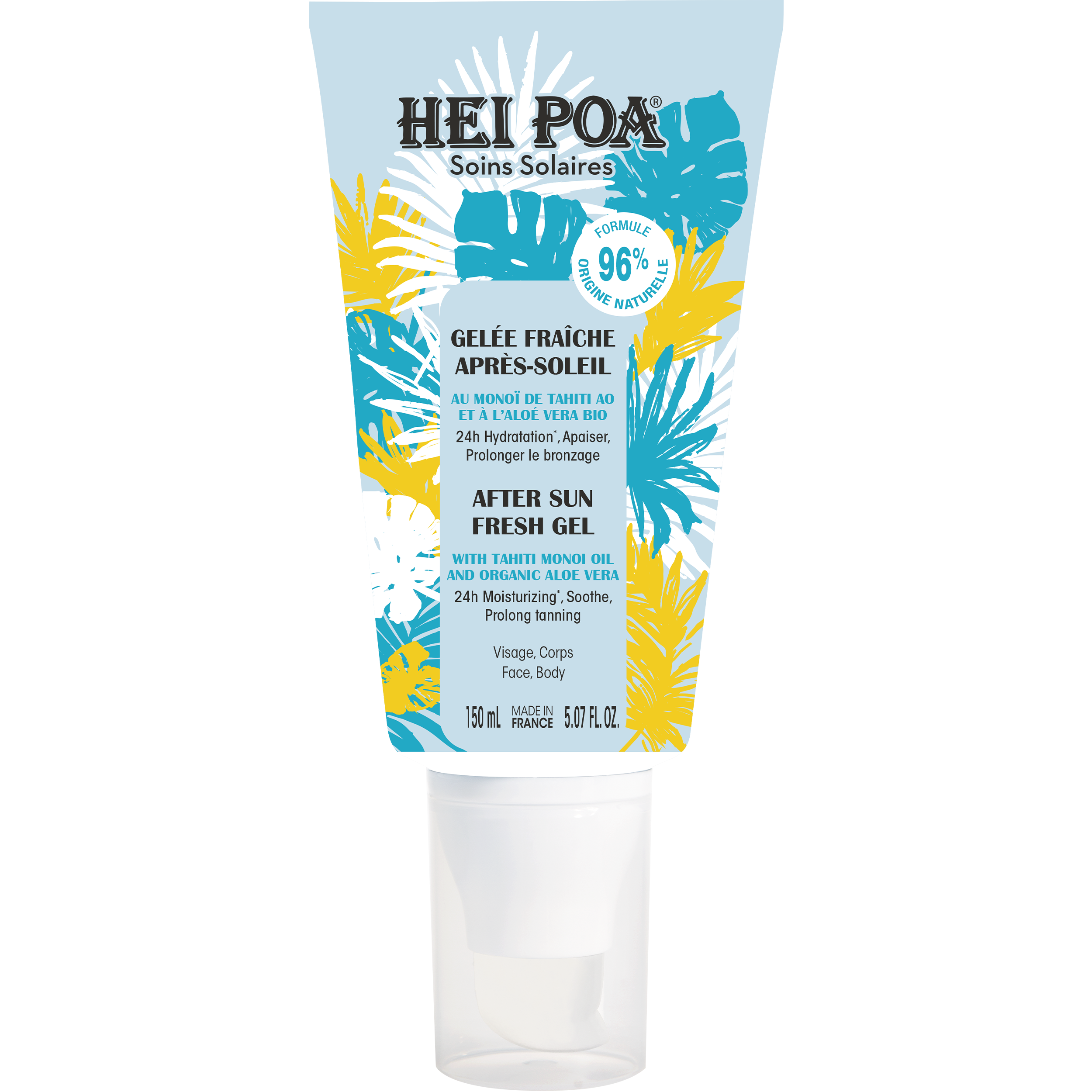 Hei Poa Shampooing Douche Après Soleil Tube 150ml