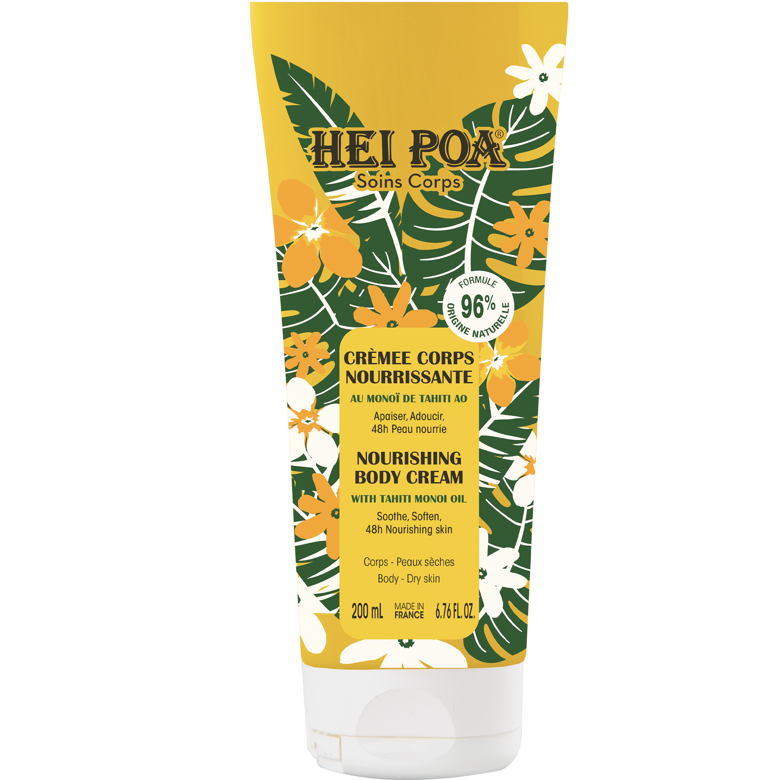 Hei Poa Crème Corps Nourissante Monoi 200ml