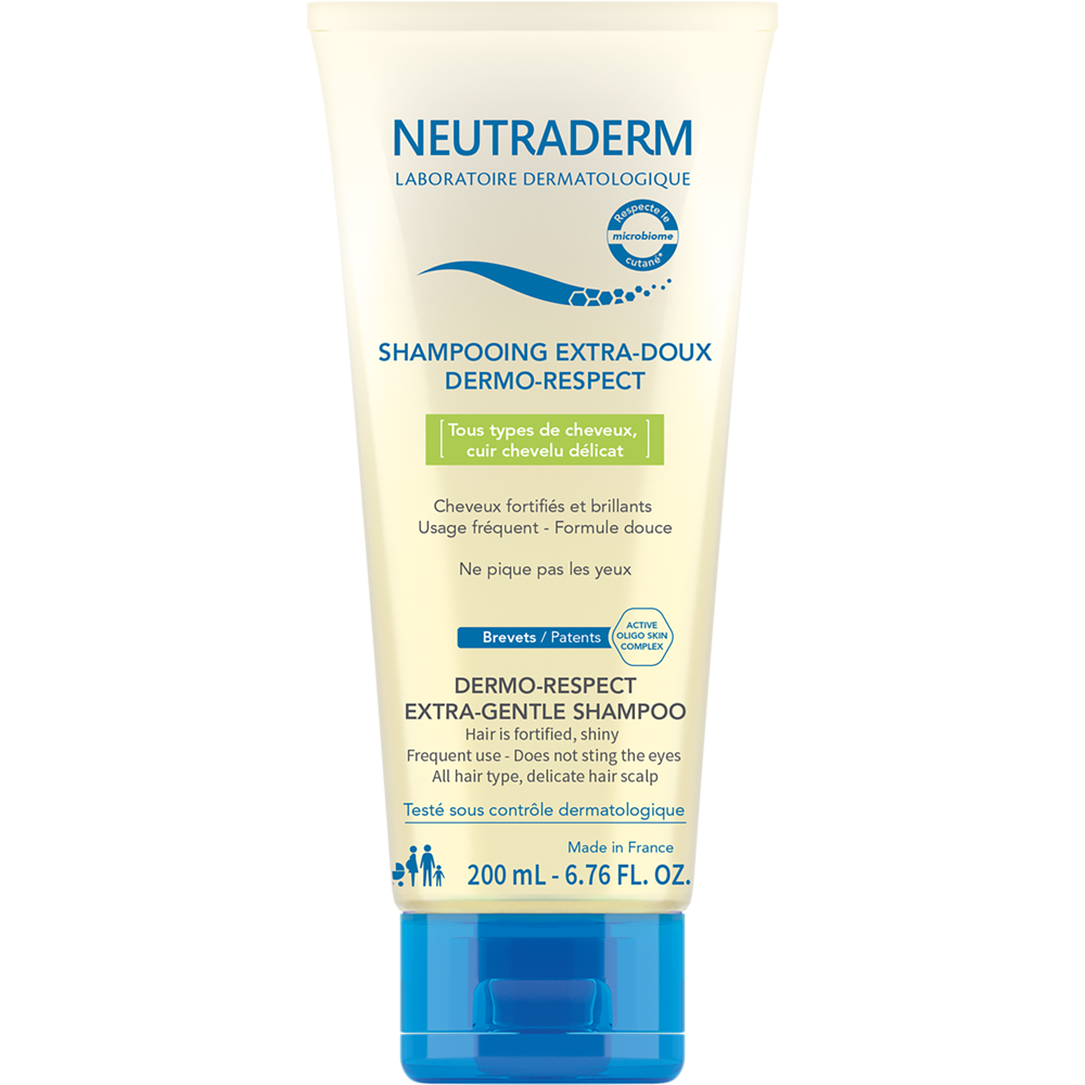 NEM Shampooing Extra Doux Dermo-Respect Tube 200ml