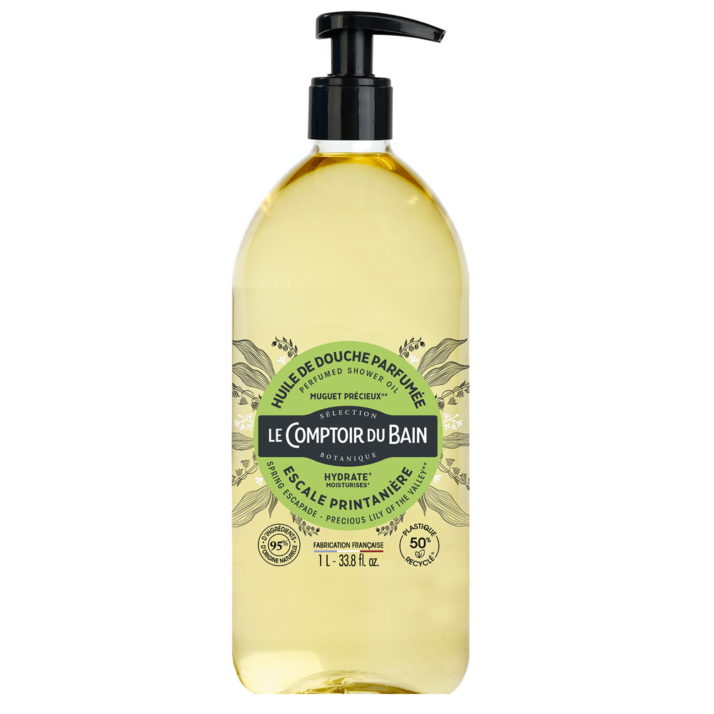 Le Comptoir du Bain Huile Douche Muguet Flacon 1L