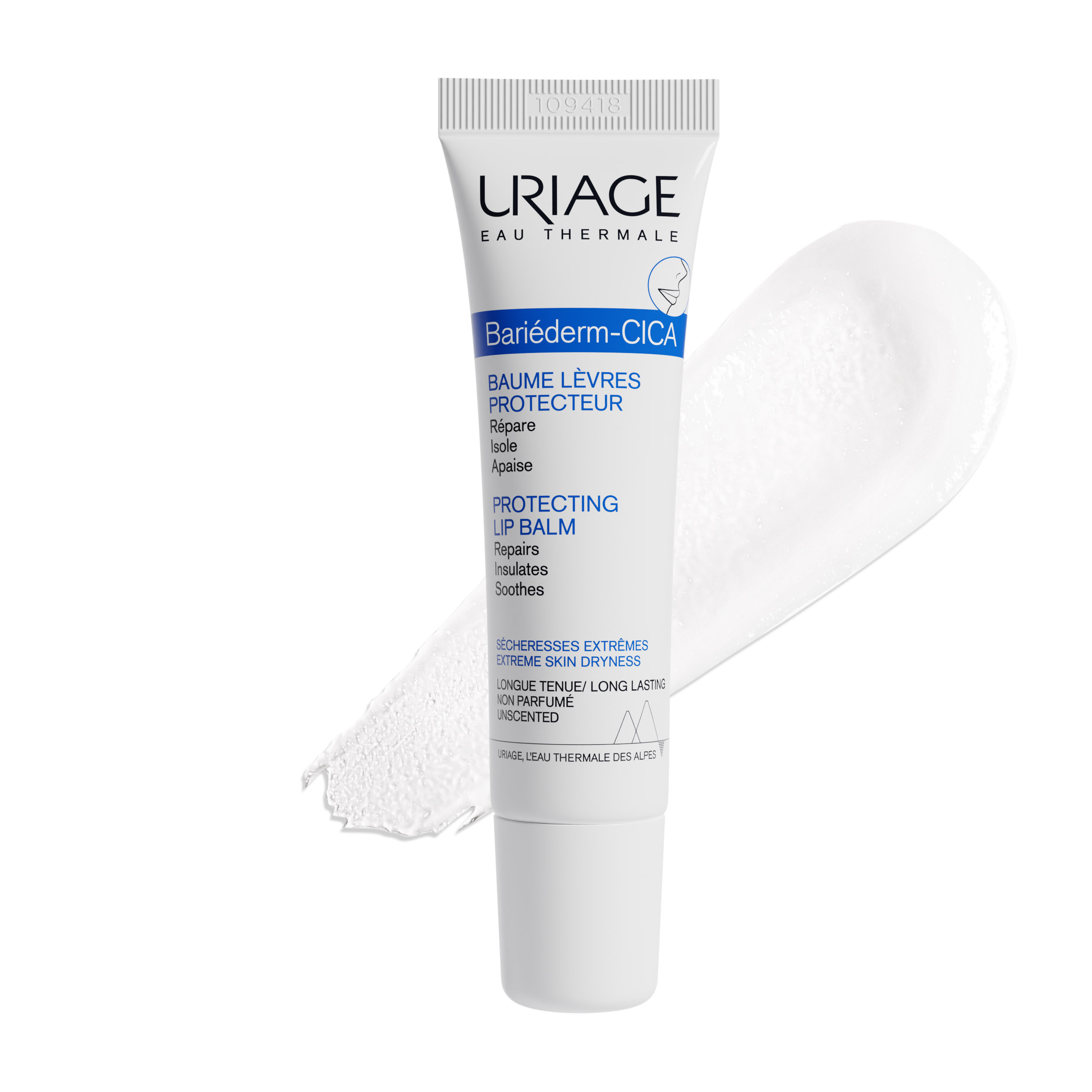 Baume Protecteur Bariéderm Cica lèvres Uriage Le Tube De 15ml - vue 2