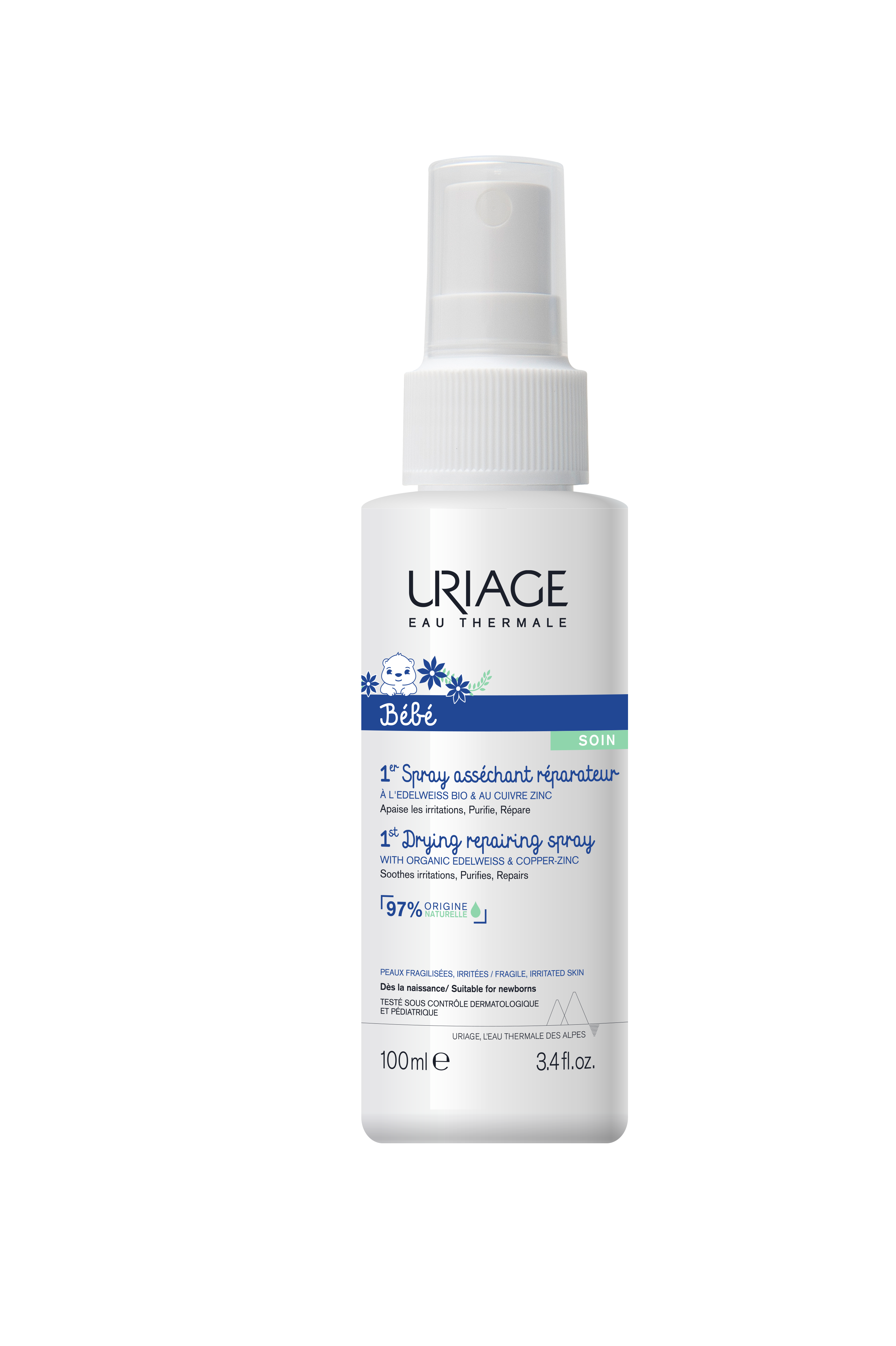 1er spray asséchant réparateur 100ml