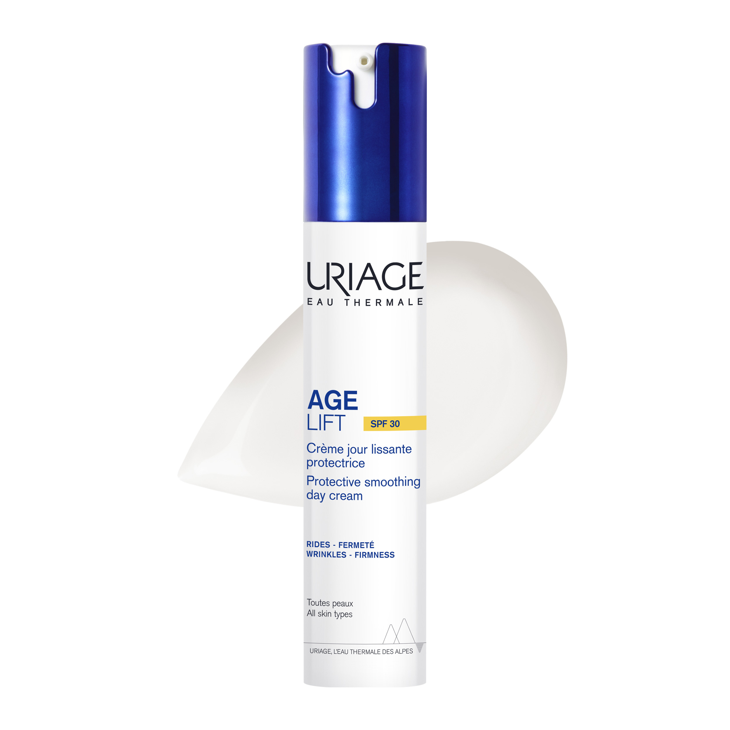 Crème Visage De Jour Lissante Protectrice Spf30 Âge Lift Uriage Le Flacon De 40ml