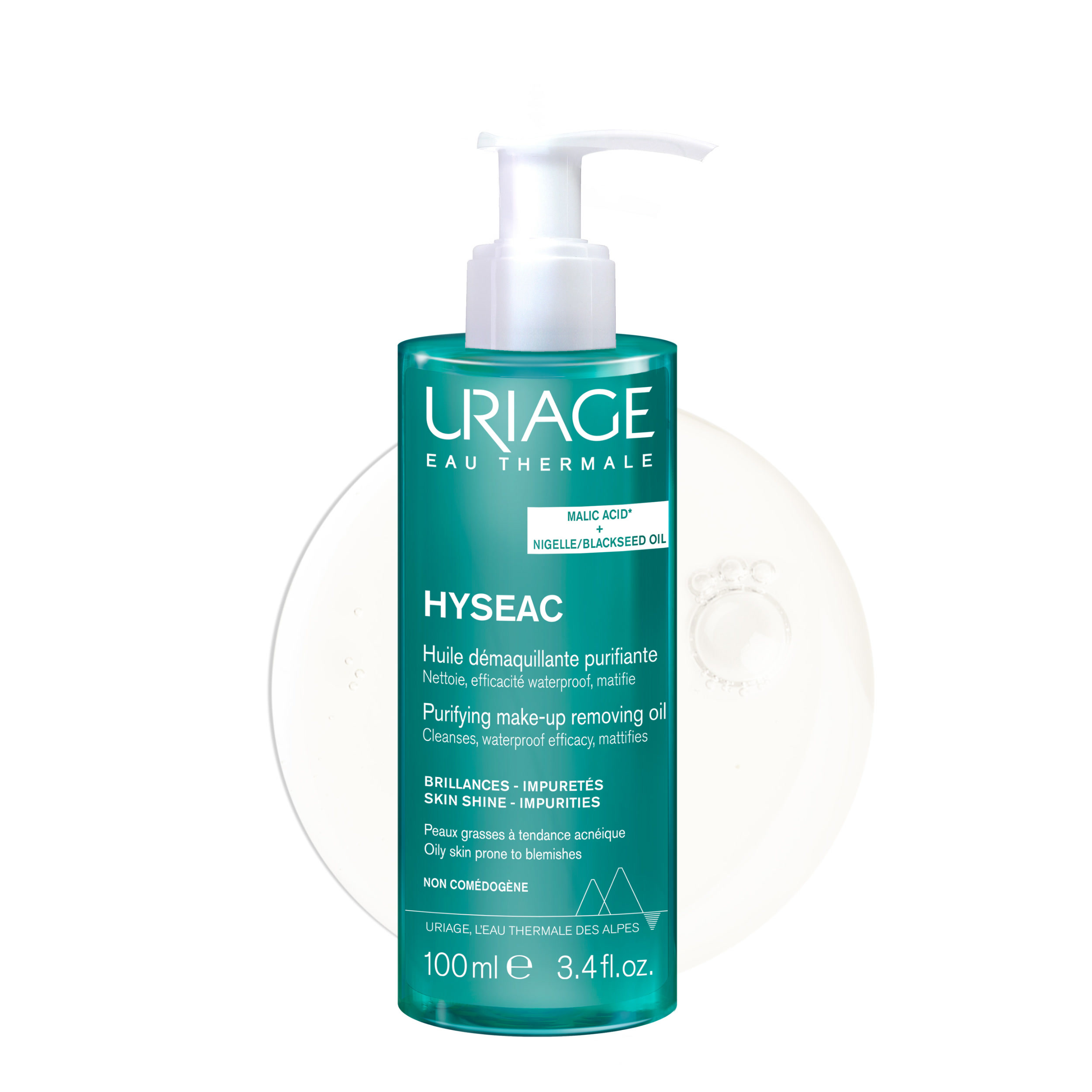 Uriage Hyseac Huile Démaquillante Purifiante 100ml - vue 2