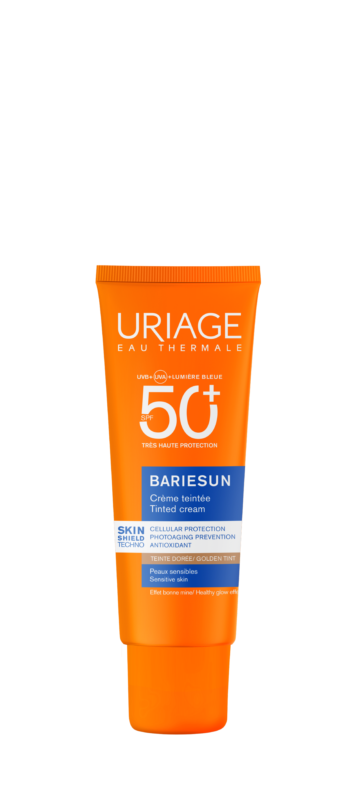 Uriage Bariésun Tinted Cream SPF 50+ teintée protectrice visage SPF 50+ teinte Golden tint 50 ml