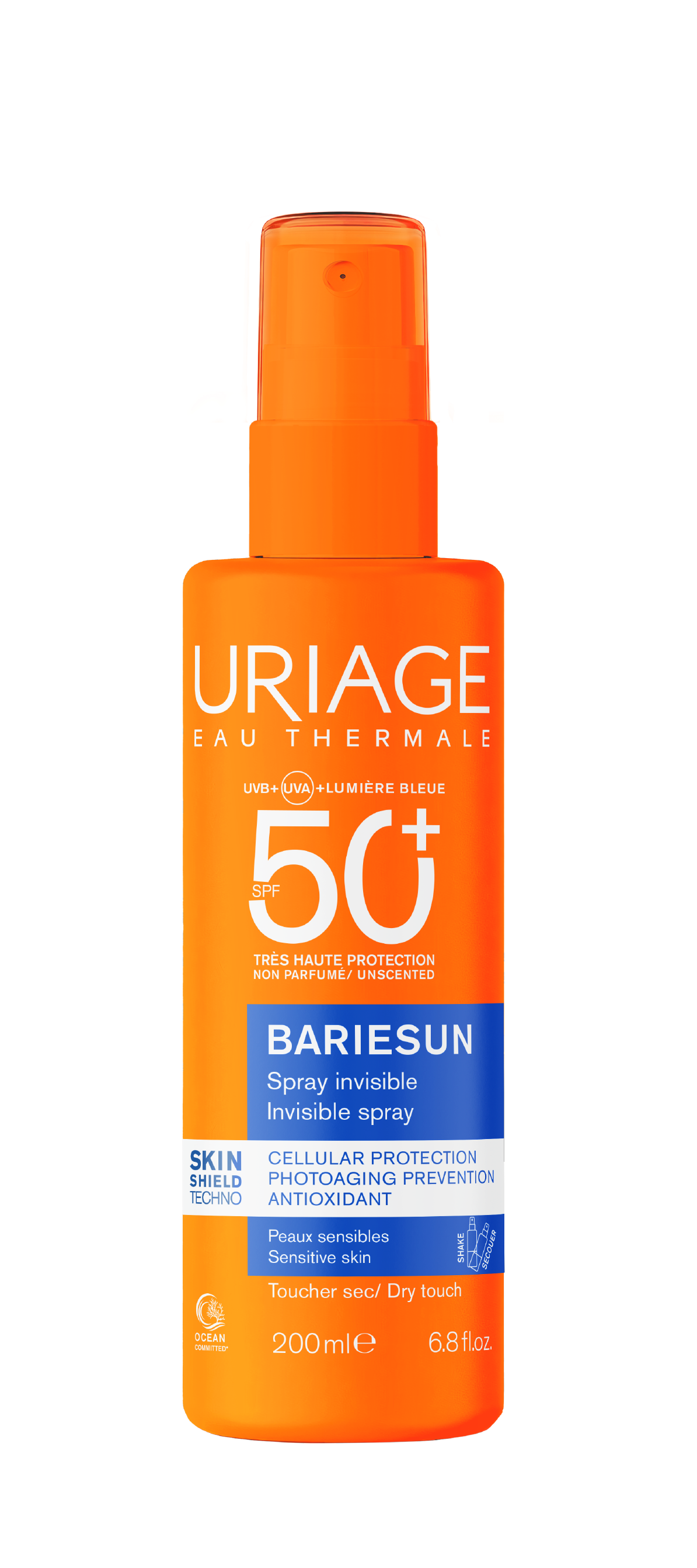 Uriage Bariesun SPF50+ Spray invisible non parfumé 200ml