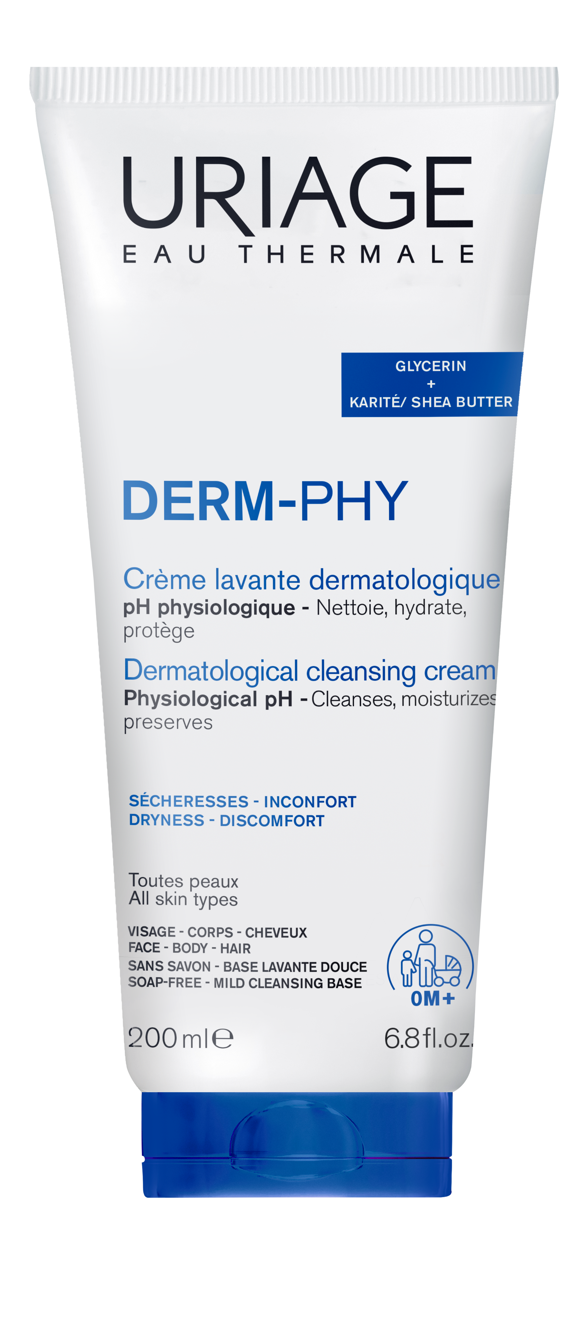 Uriage Derm Phy Crème Lavante Dermatologique