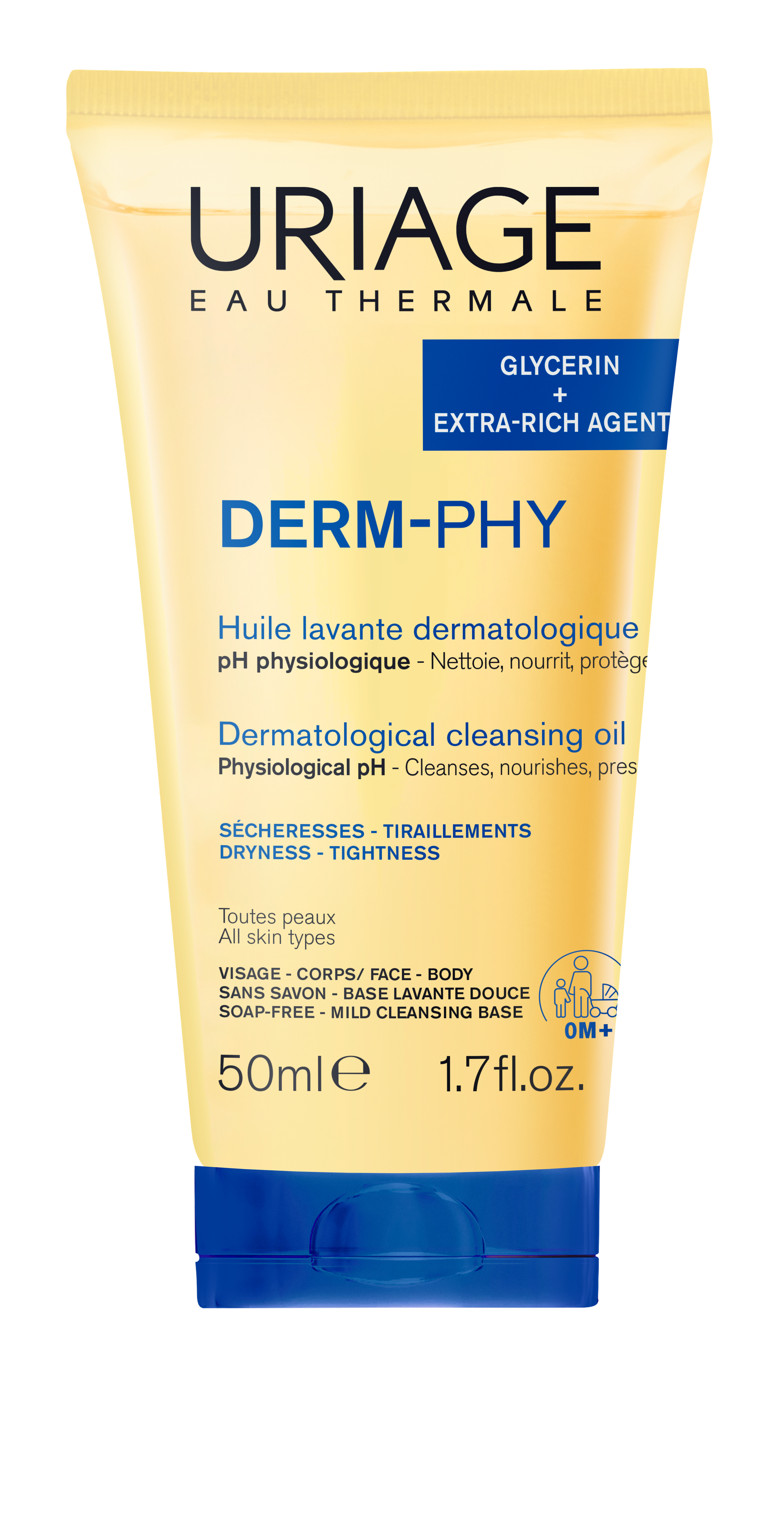 Uriage Derm phy Huile lavante dermatologique