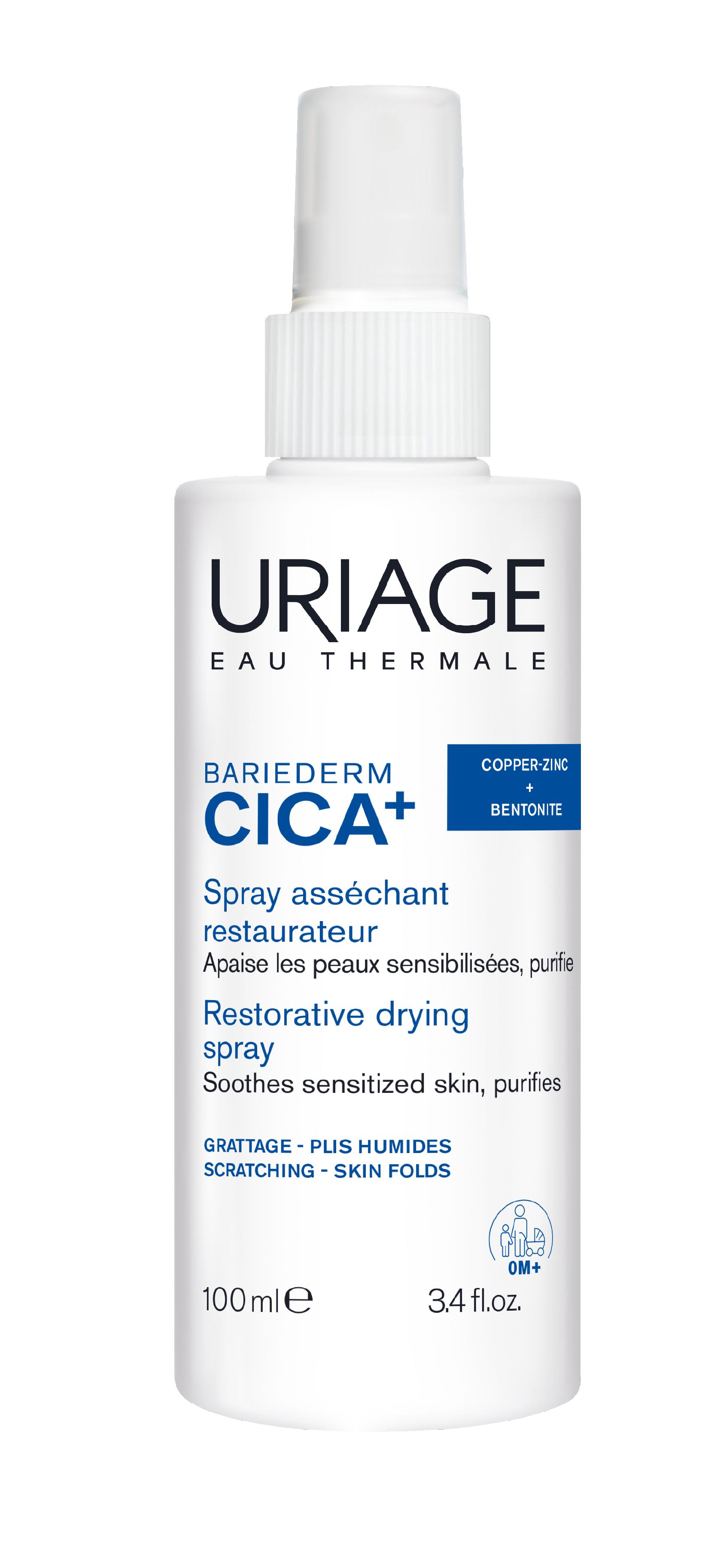 Uriage Bariederm Cica+ Spray Assechant Restaurateur 100ml