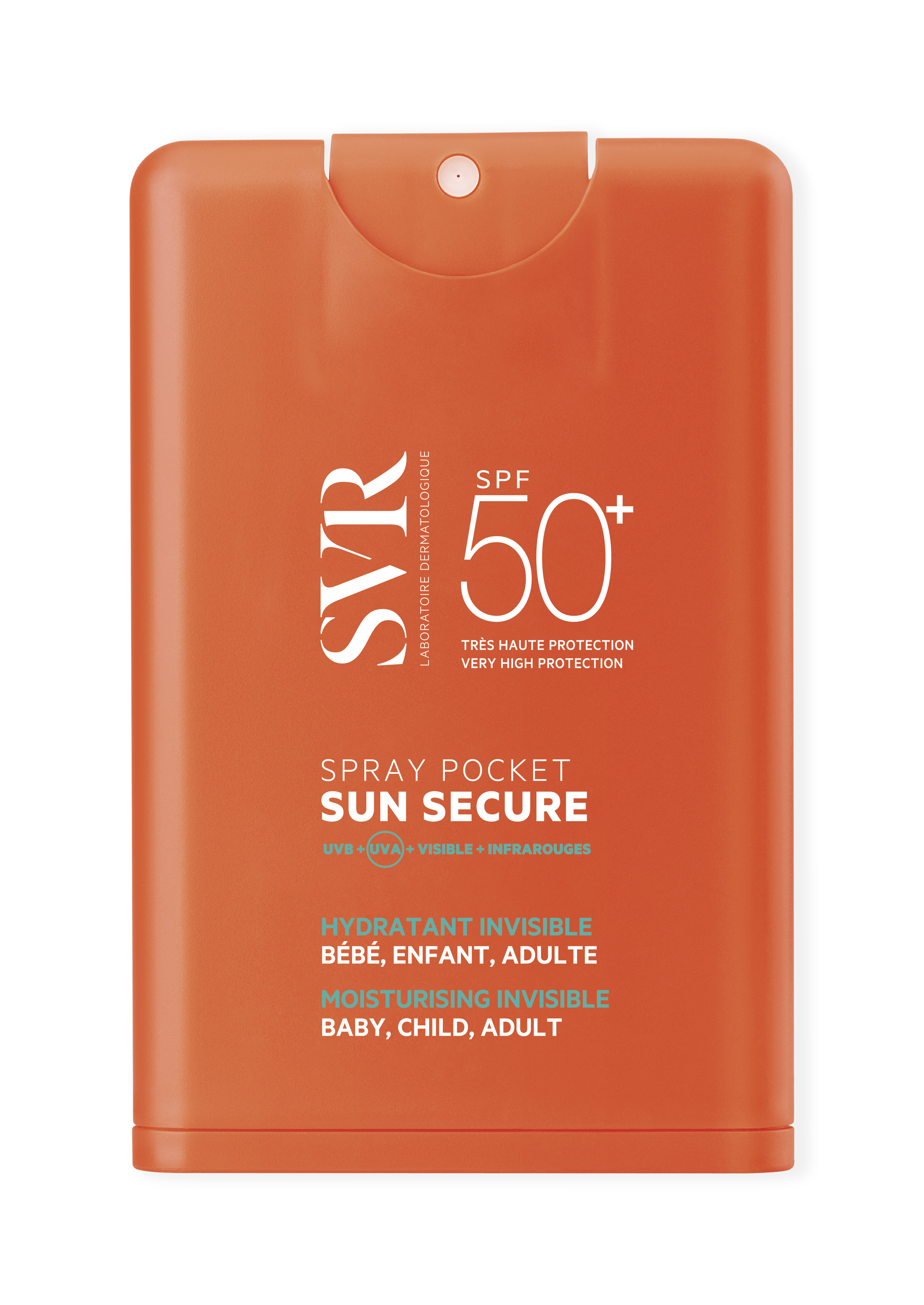 Soin Solaire Sun Secure Spray Pocket Spf50+ Laboratoire Svr Le Spray De 20ml