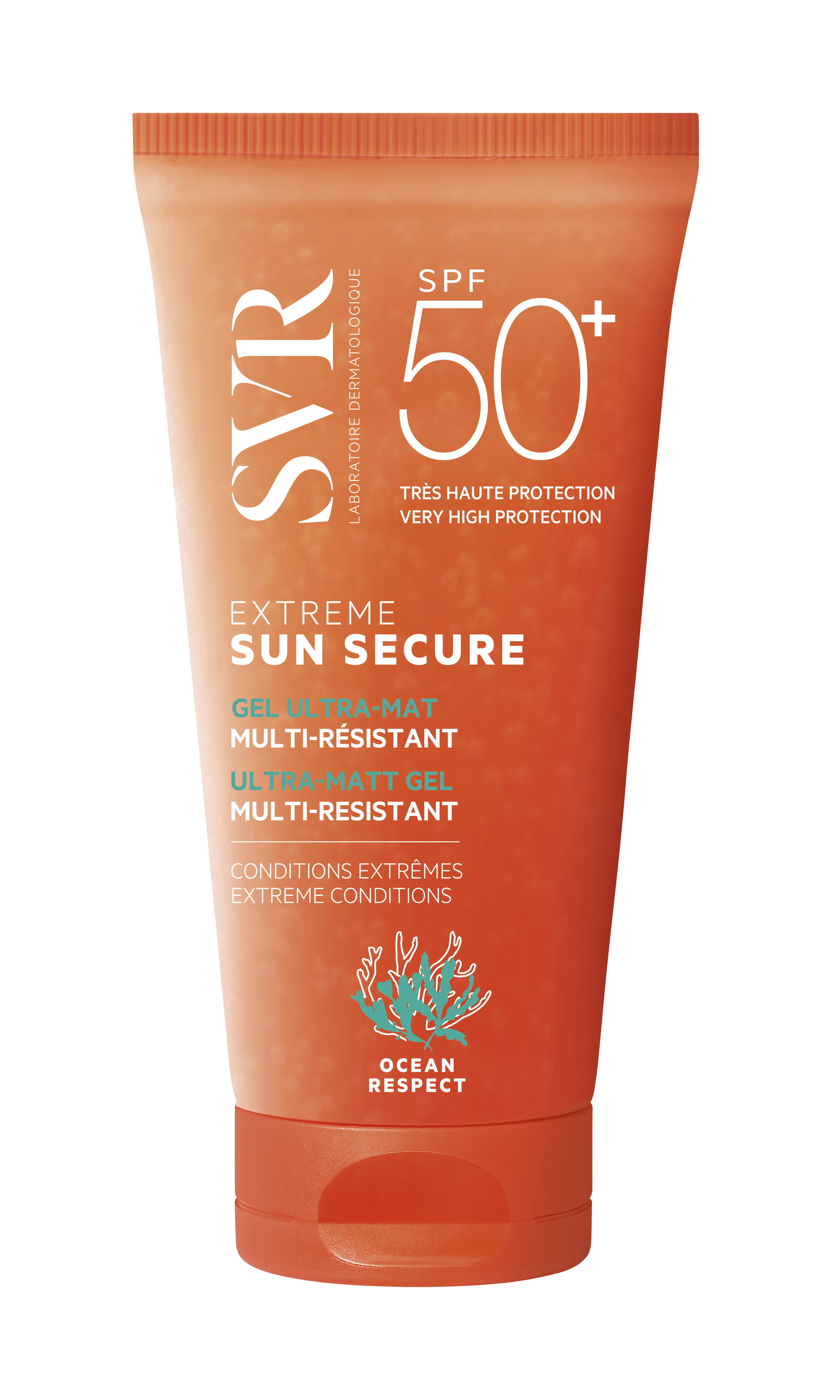 Soin Solaire Sun Secure Extreme Gel Ultra résistant Spf50+ Laboratoire Svr Le Tube De 50ml