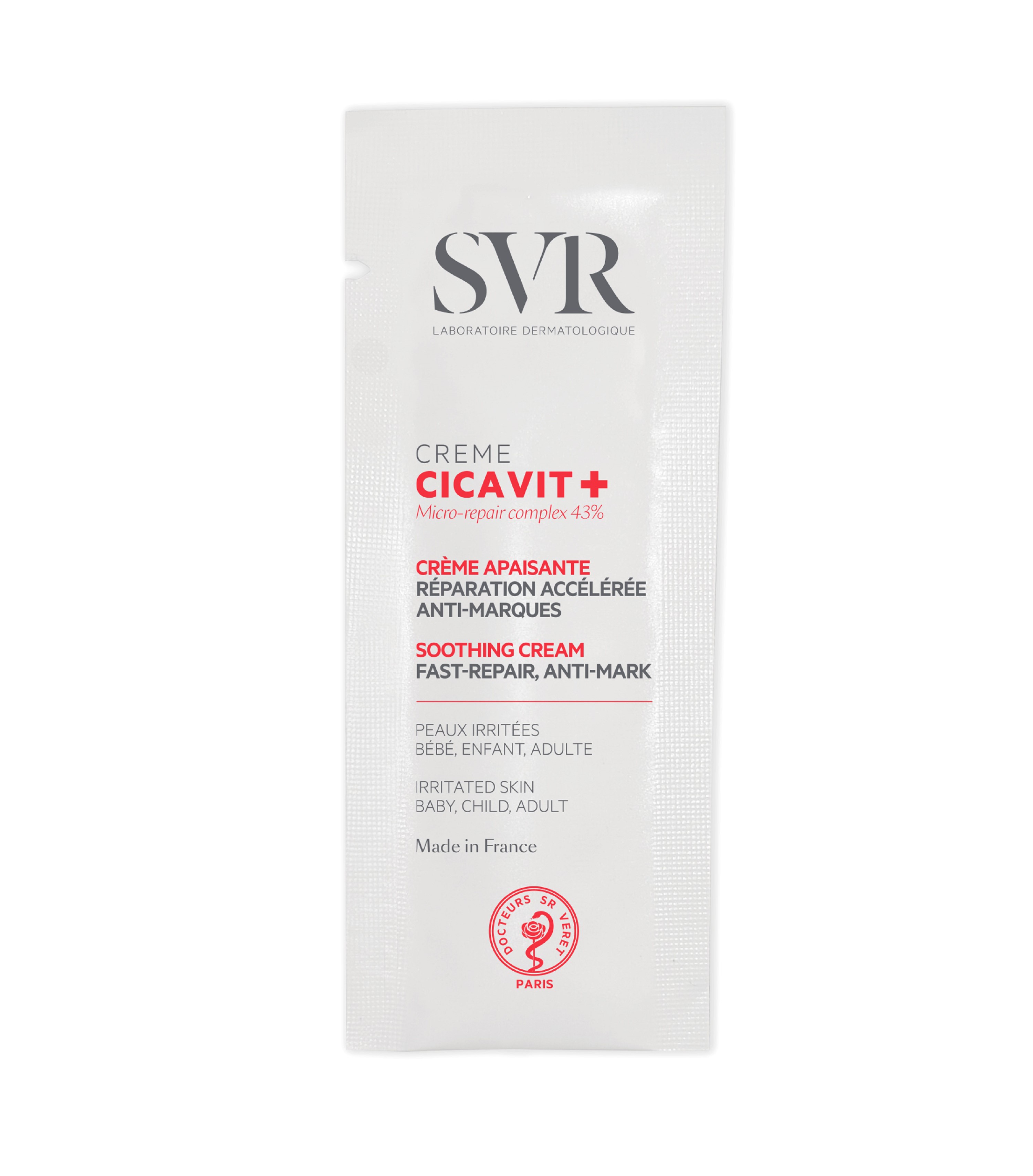Cicavit Créme Apaisante Sachets 10x20ml