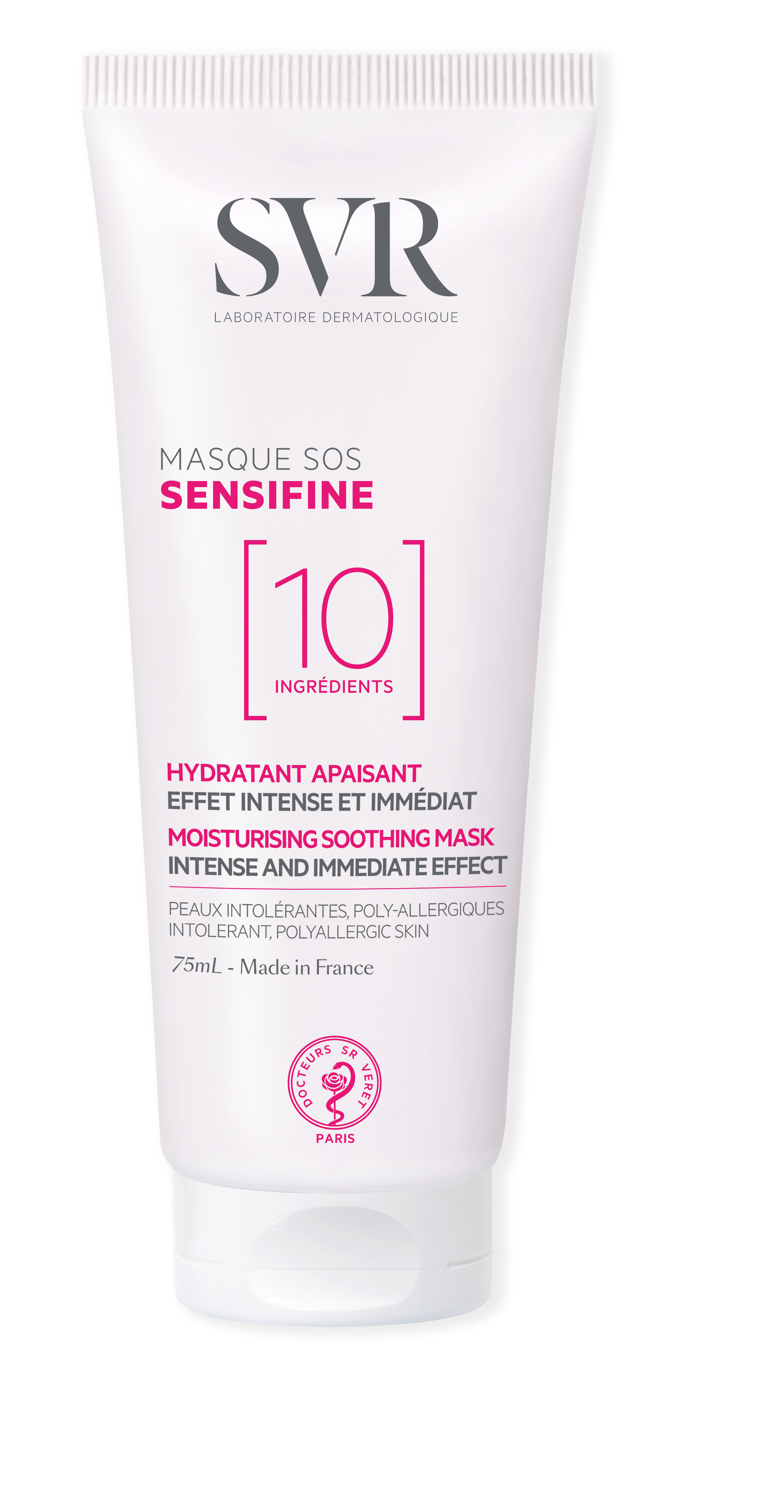 Soin Visage Masque Sensifine Hydratation A Paisant Laboratoire Svr Le Tube De 75ml