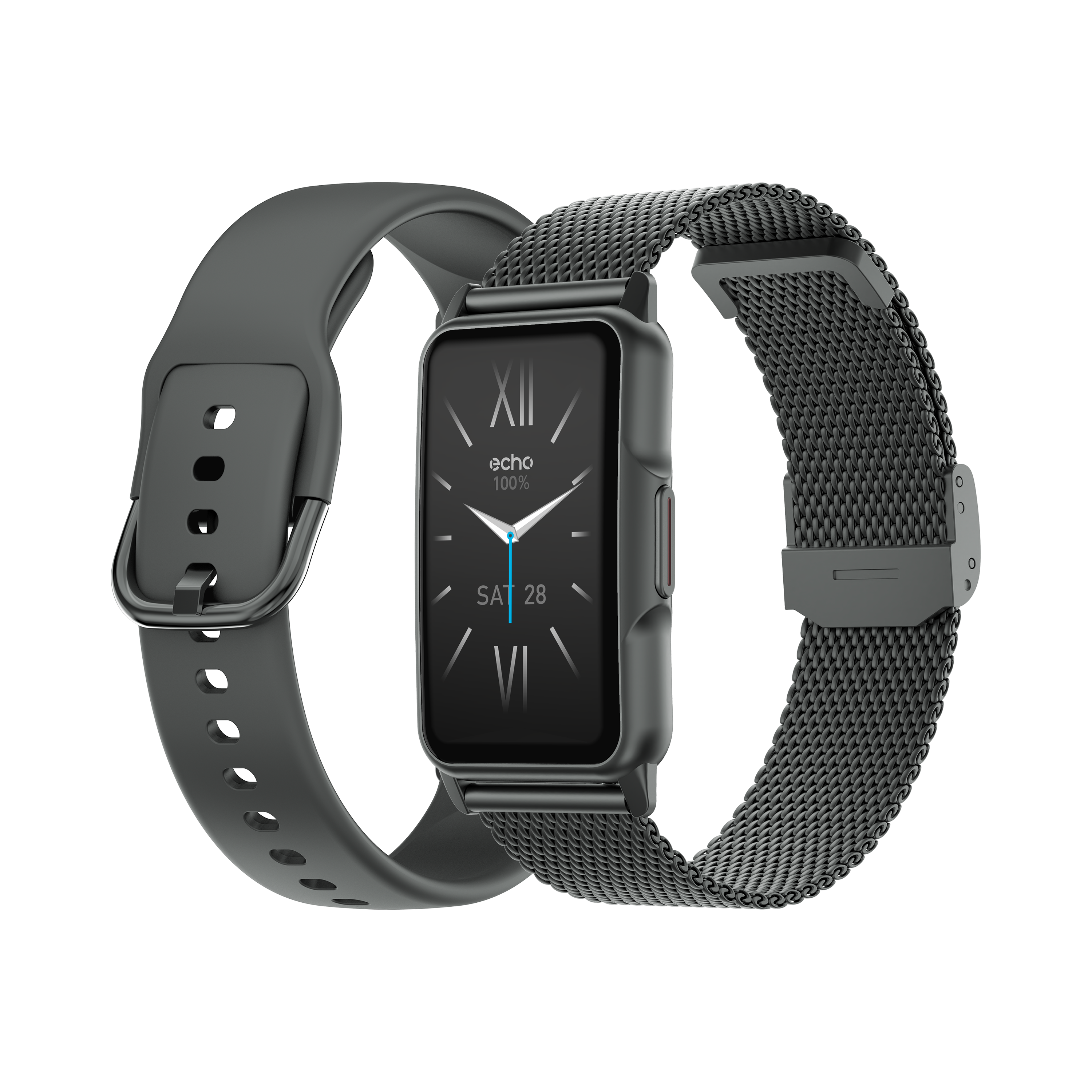Montre Connectée Echo Rainbow Mini Gun Métal