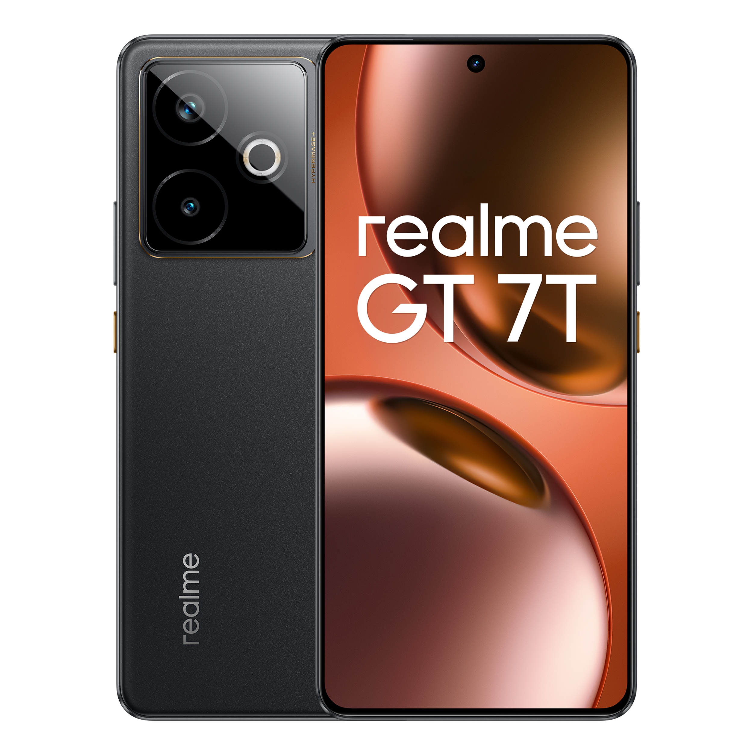 Pack Smartphone Realme GT7T 5G 512 Go Noir avec chargeur Realme 120W