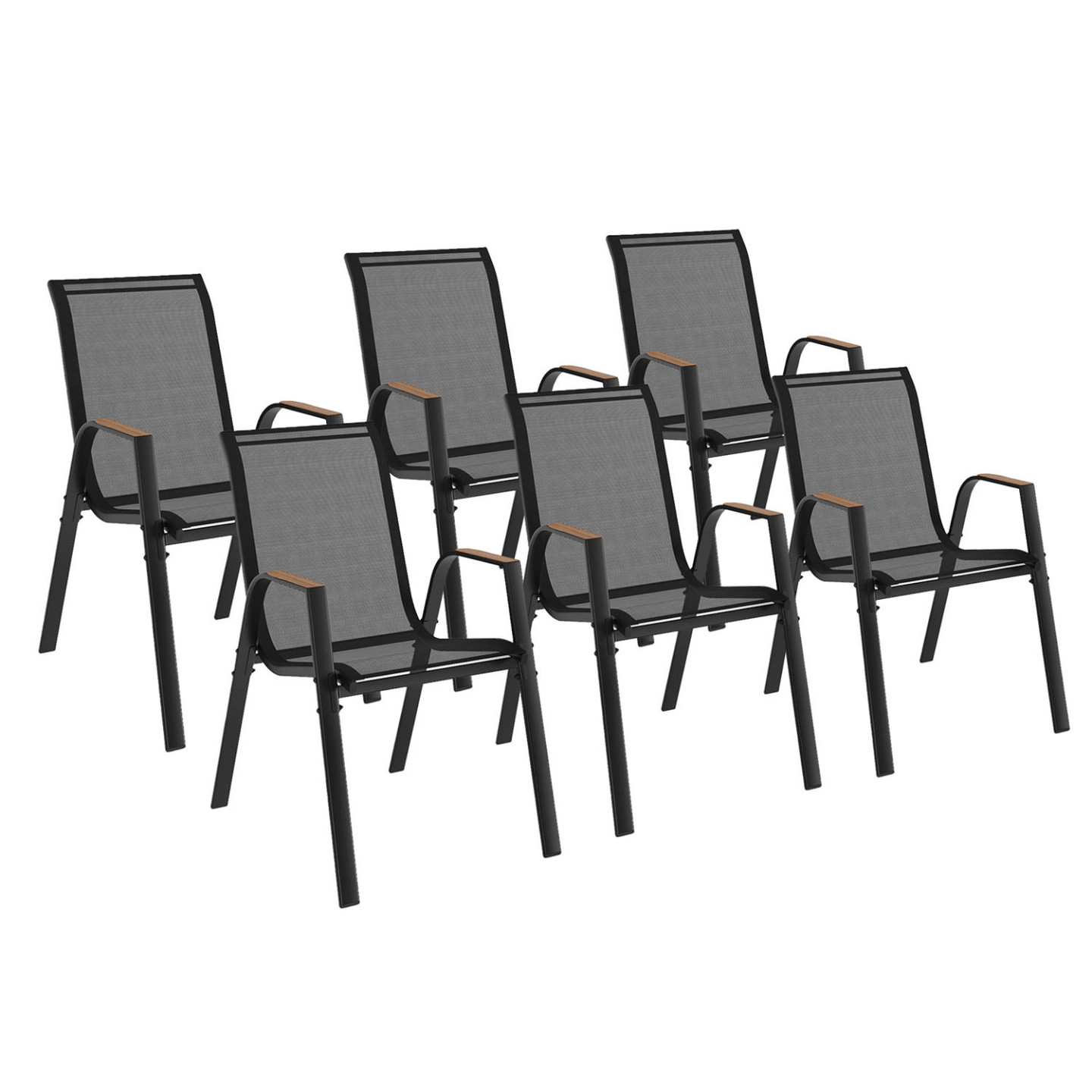 Lecreatekit Housse De Chaise Empilable Résistante 68x68x72 Cm - Protection Extérieur Imperméable