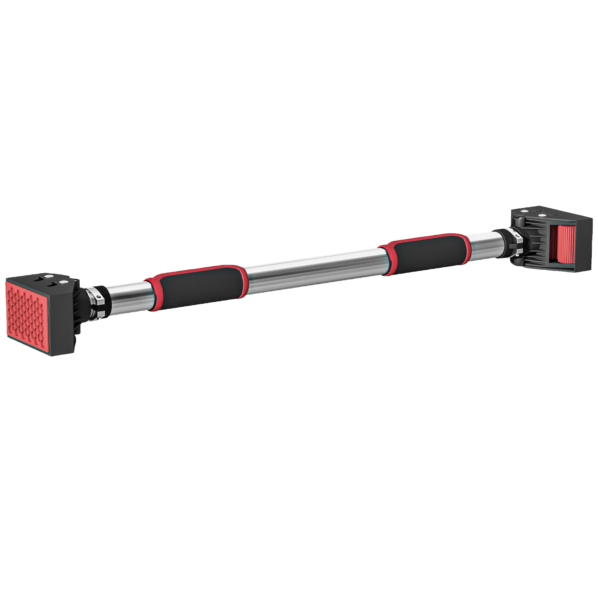 Barre De Traction Réglable SPORTNOW - 79 à 98 Cm, Niveau Intégré, Support 6 Points, Jusqu'à 225 Kg, Poignées Antidérapantes