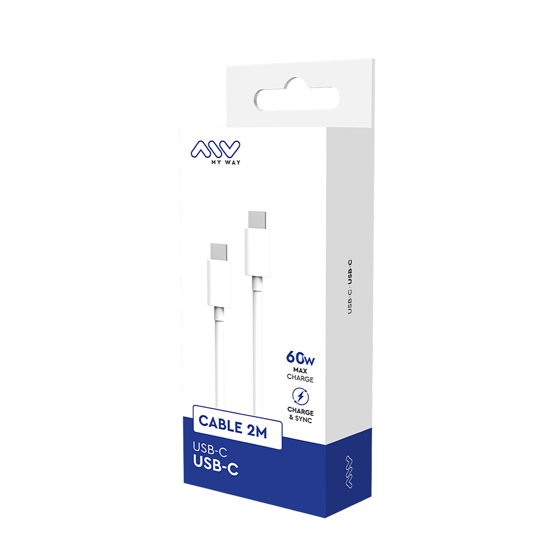 MYWAY CABLE USB C USB C 2M