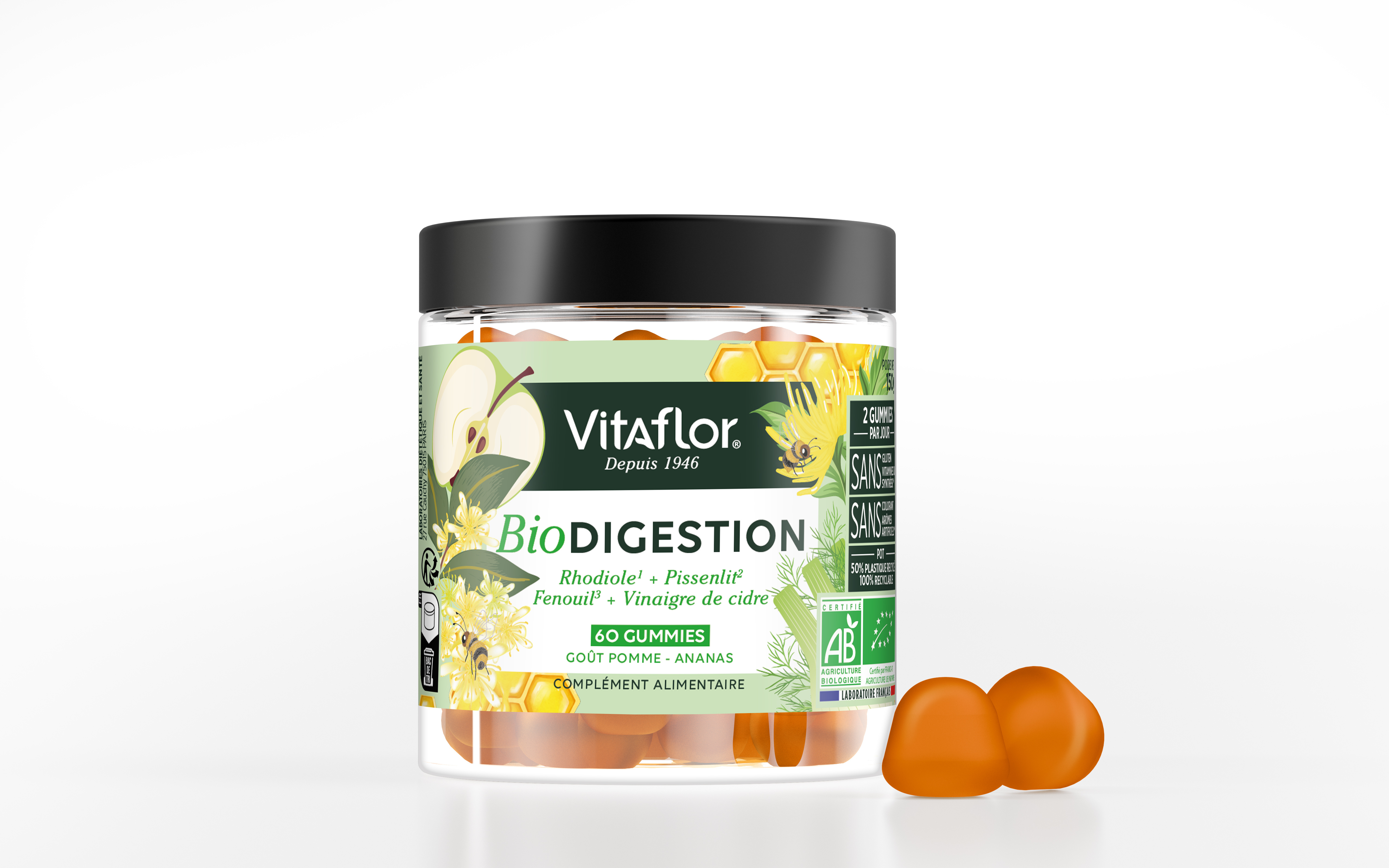 Bio Digestion - Pot de 60 gummies