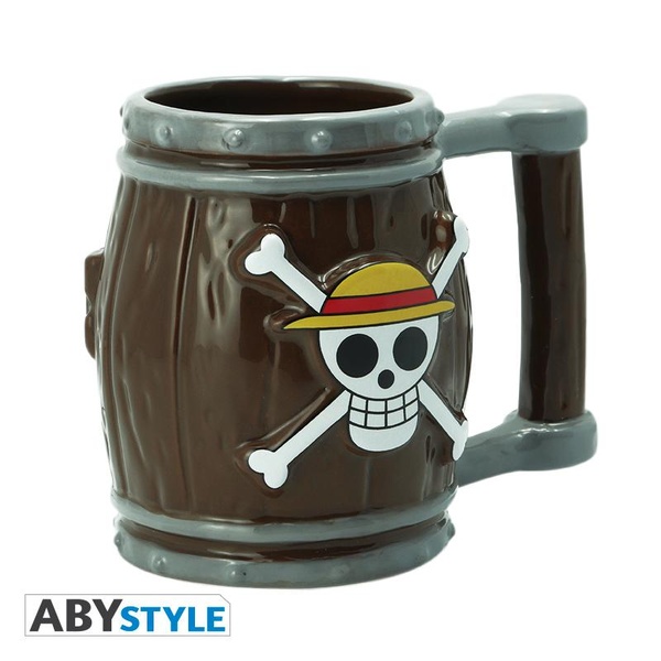 Abystyle Tasse One Piece 3D 350 ml Marron Gris Officielle - vue 2