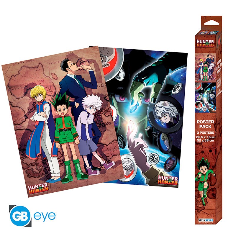 HUNTER X HUNTER Set 2 Chibi Posters Groupes 52 x 38 cm