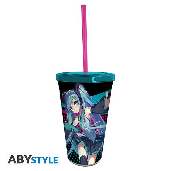 HATSUNE MIKU Gobelet avec paille Hatsune Miku