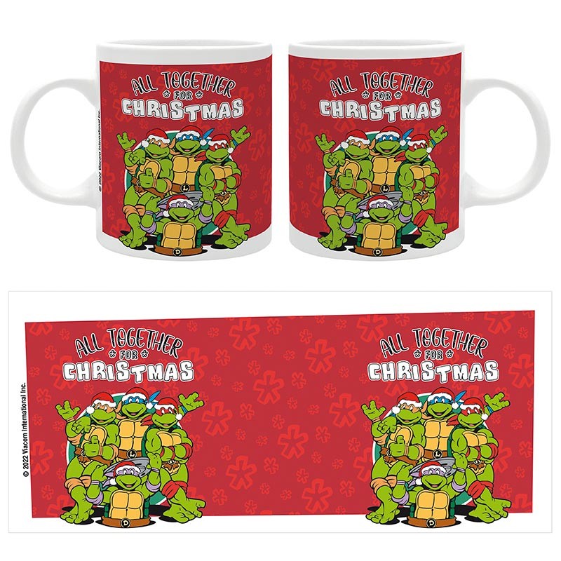 TMNT - Mug 320ml - ALL TOGETHER FOR CHRISTMAS