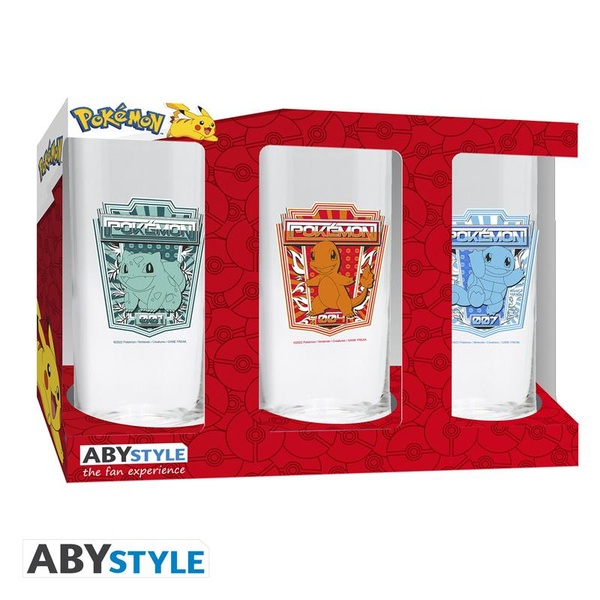 Banpresto POKEMON - Set de 3 verres