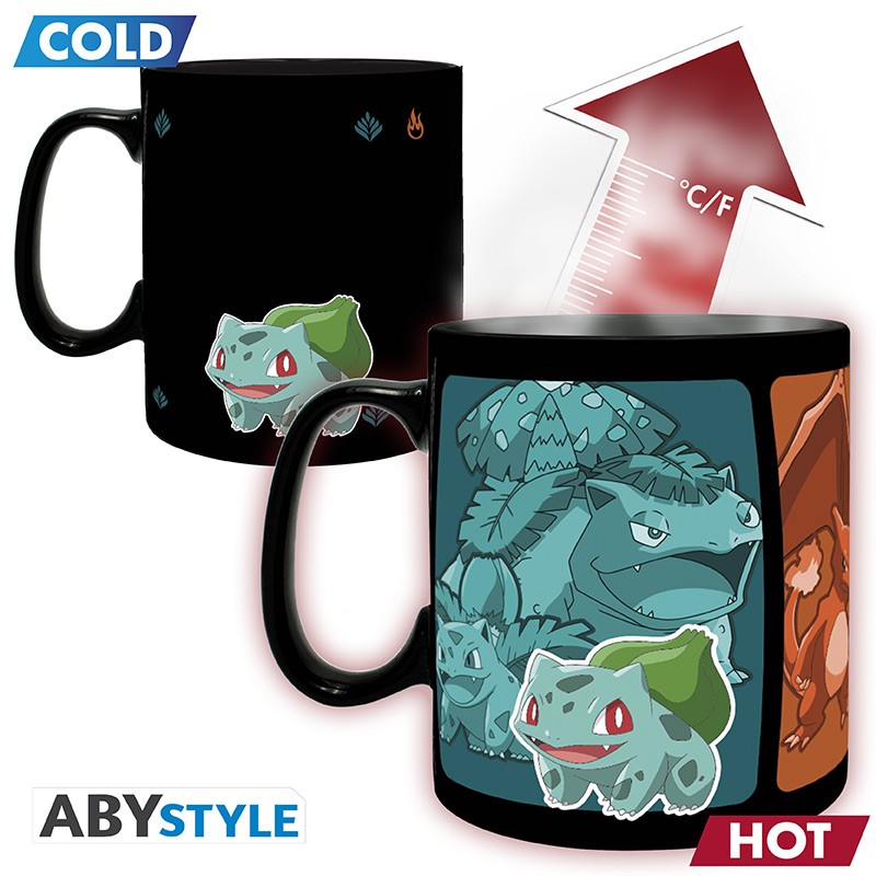 Tasse thermo réactive Abystyle Pokémon Evolution 460 mL - vue 1