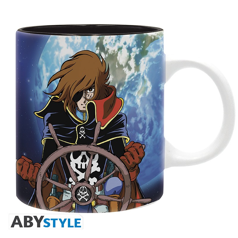 ABYSTYLE – Mug ALBATOR Albator & Vaisseau – Produit Officiel – 320 ml – Céramique Haute Qualité – Design Collector