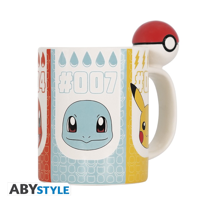 POKEMON Mug 3D anse Pokéball