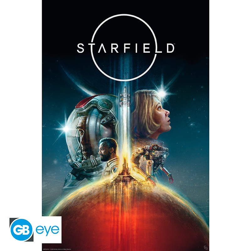 STARFIELD Poster Voyage dans l'espace (91.5 x 61 cm)