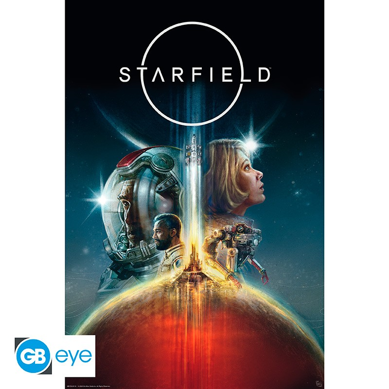 STARFIELD Poster Voyage dans l'espace (91.5 x 61 cm)