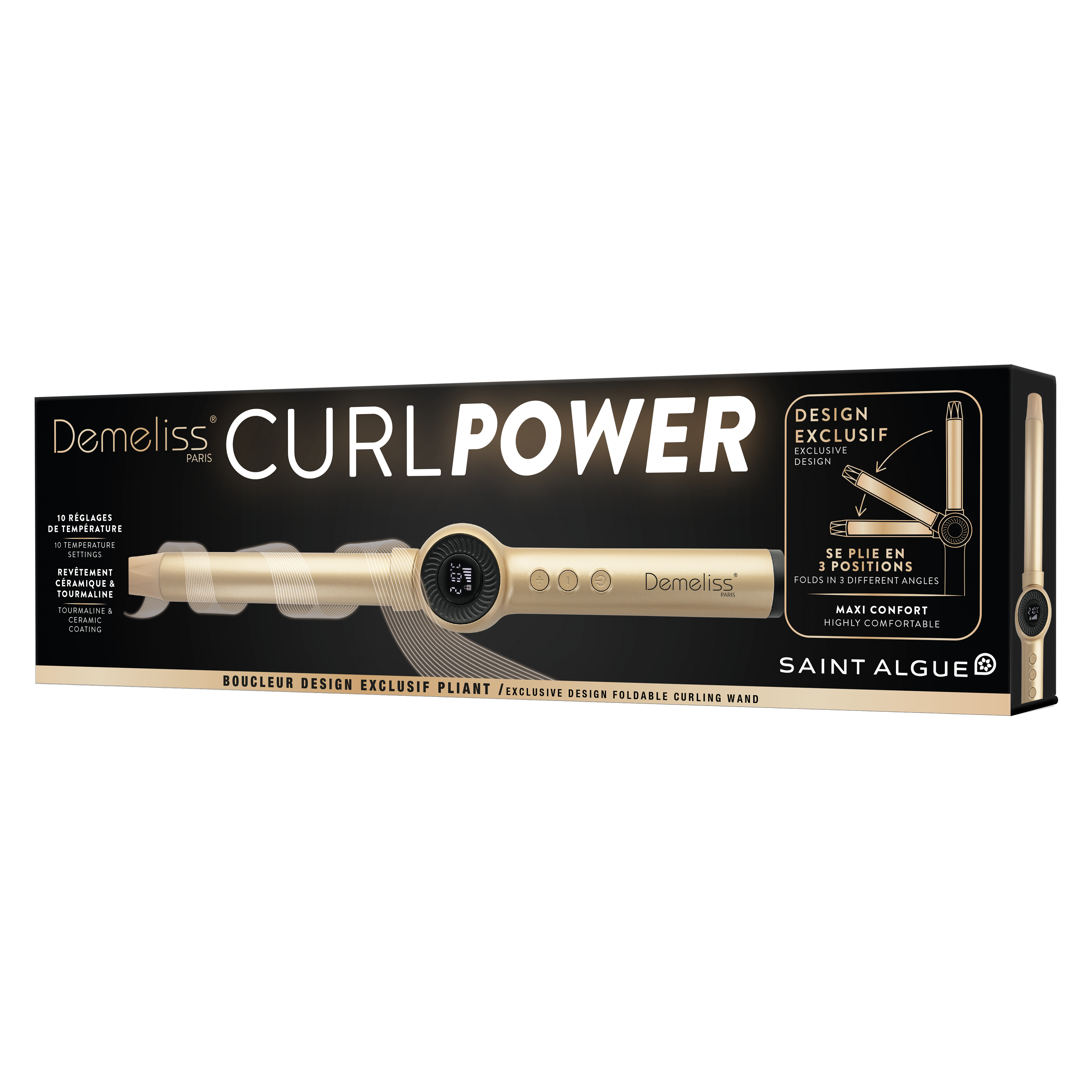 fer à boucler saint algue demeliss curl power