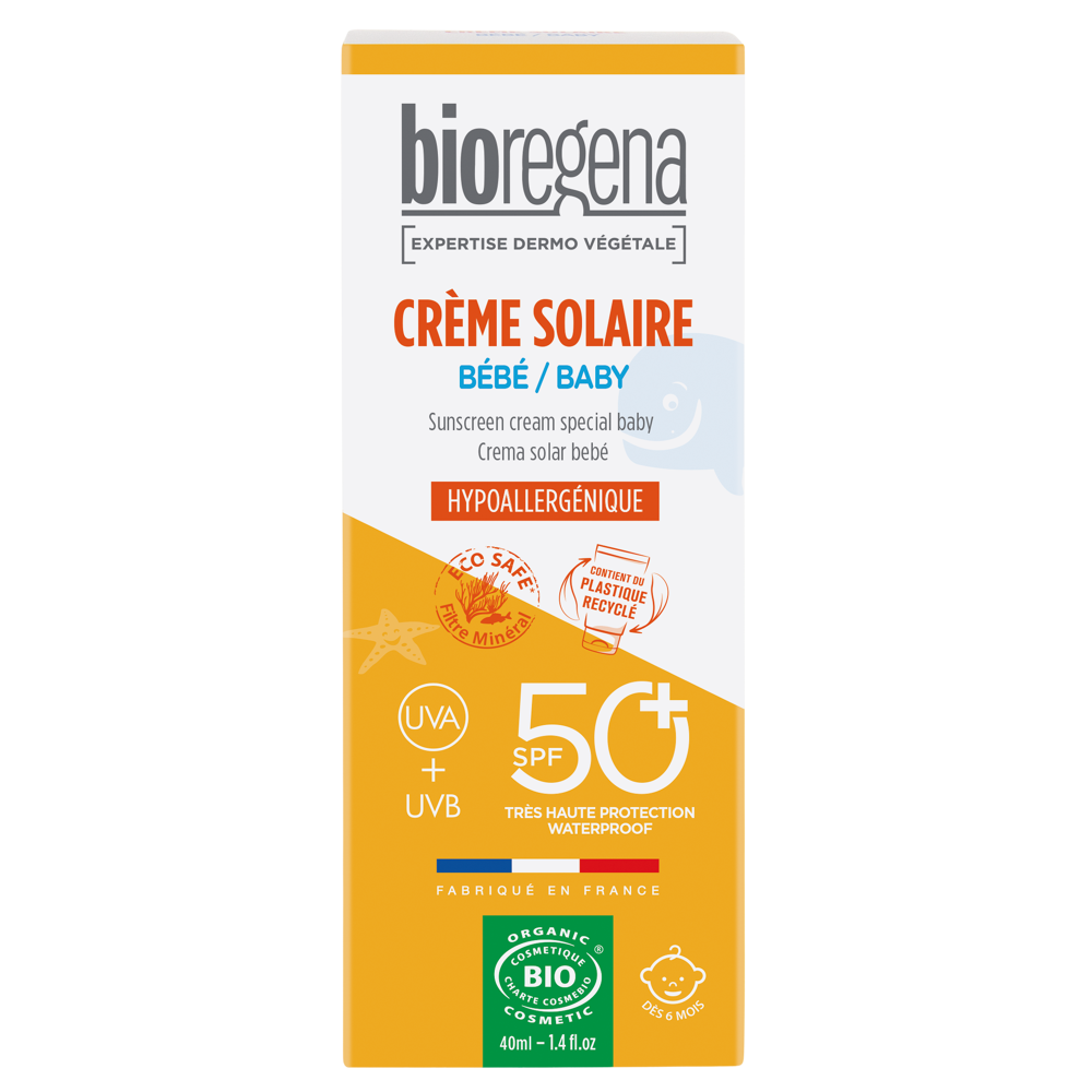 Crème solaire bébé SPF50+ 40ml