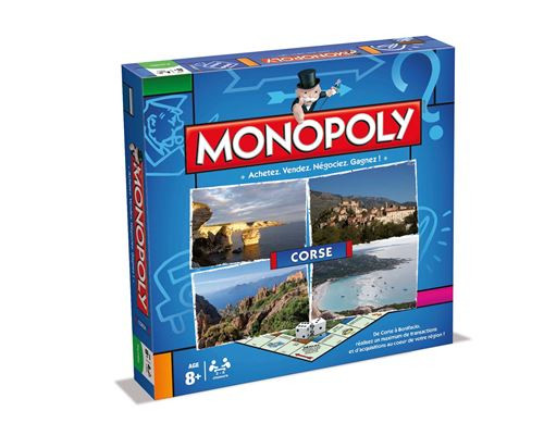 Jeu de société Winning Moves Monopoly Corse - vue 2