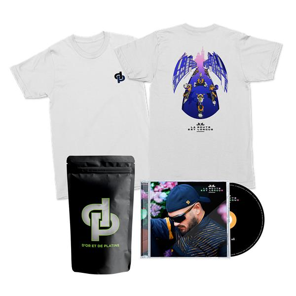 La Route Est Longue (Sachet ZIP CD + T-Shirt M)