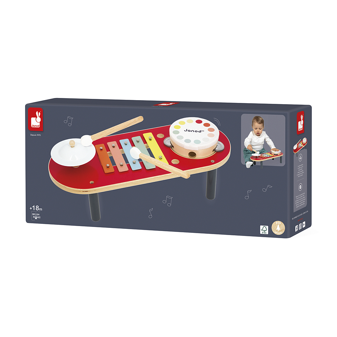 Jeu d'éveil Janod Confetti Table Musicale - vue 4