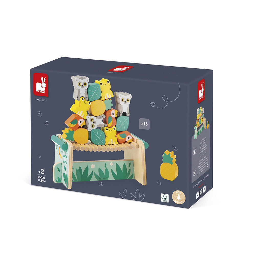 Jouet en bois Janod Tropik Jeu d'équilibre tropical - vue 3