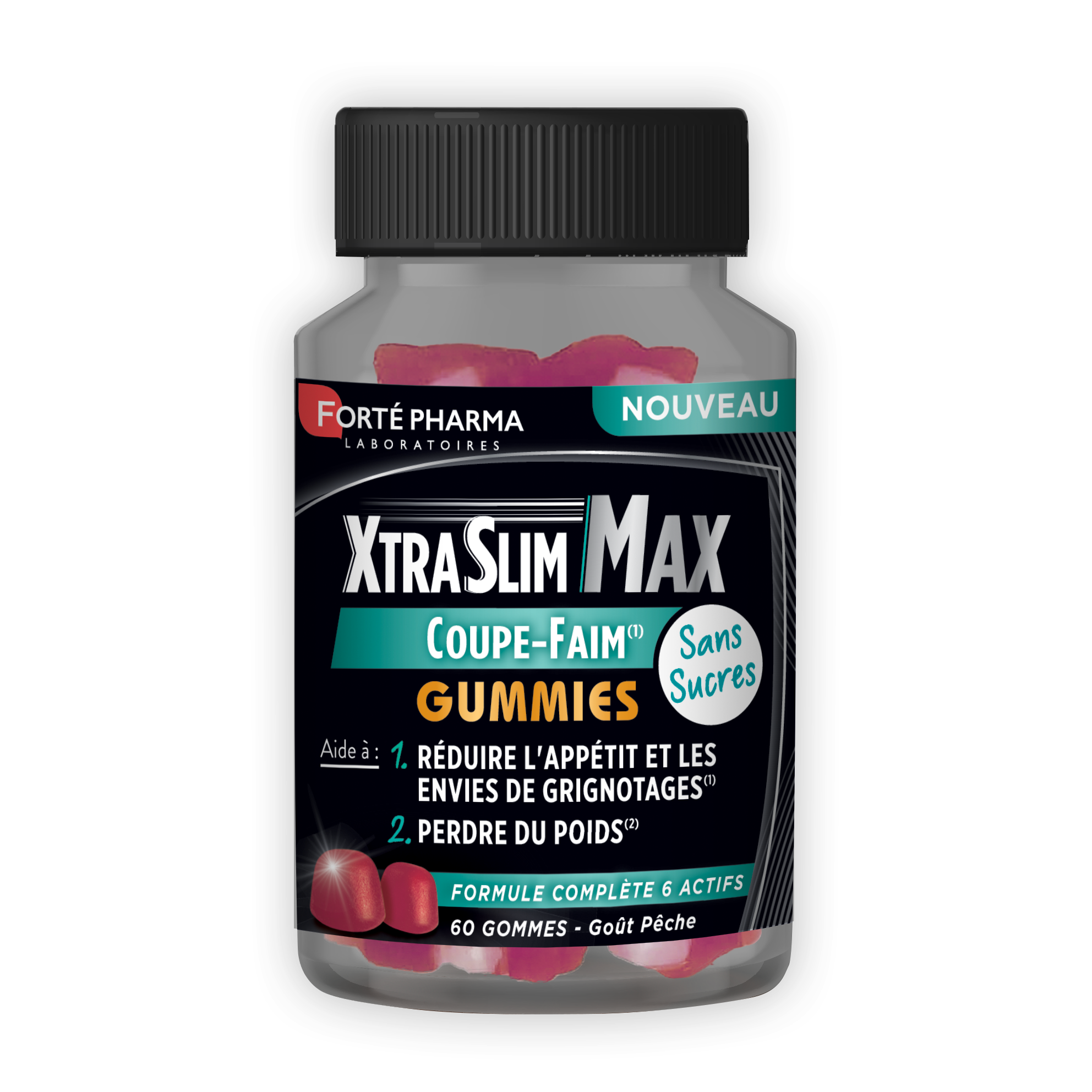 Xtraslim Max Coupe Faim 60 Gummies