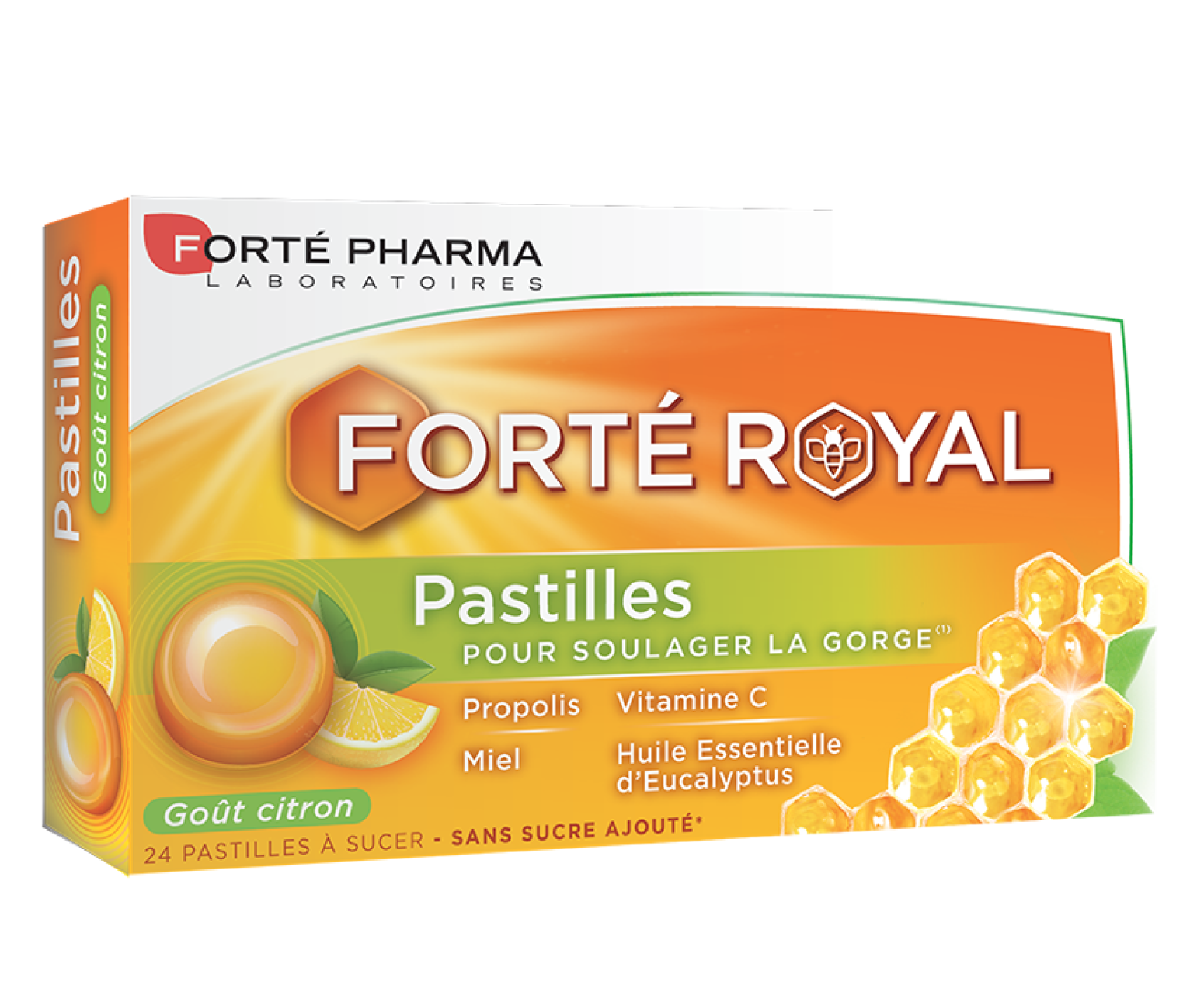 Pastilles royales goût citron 24 pastilles