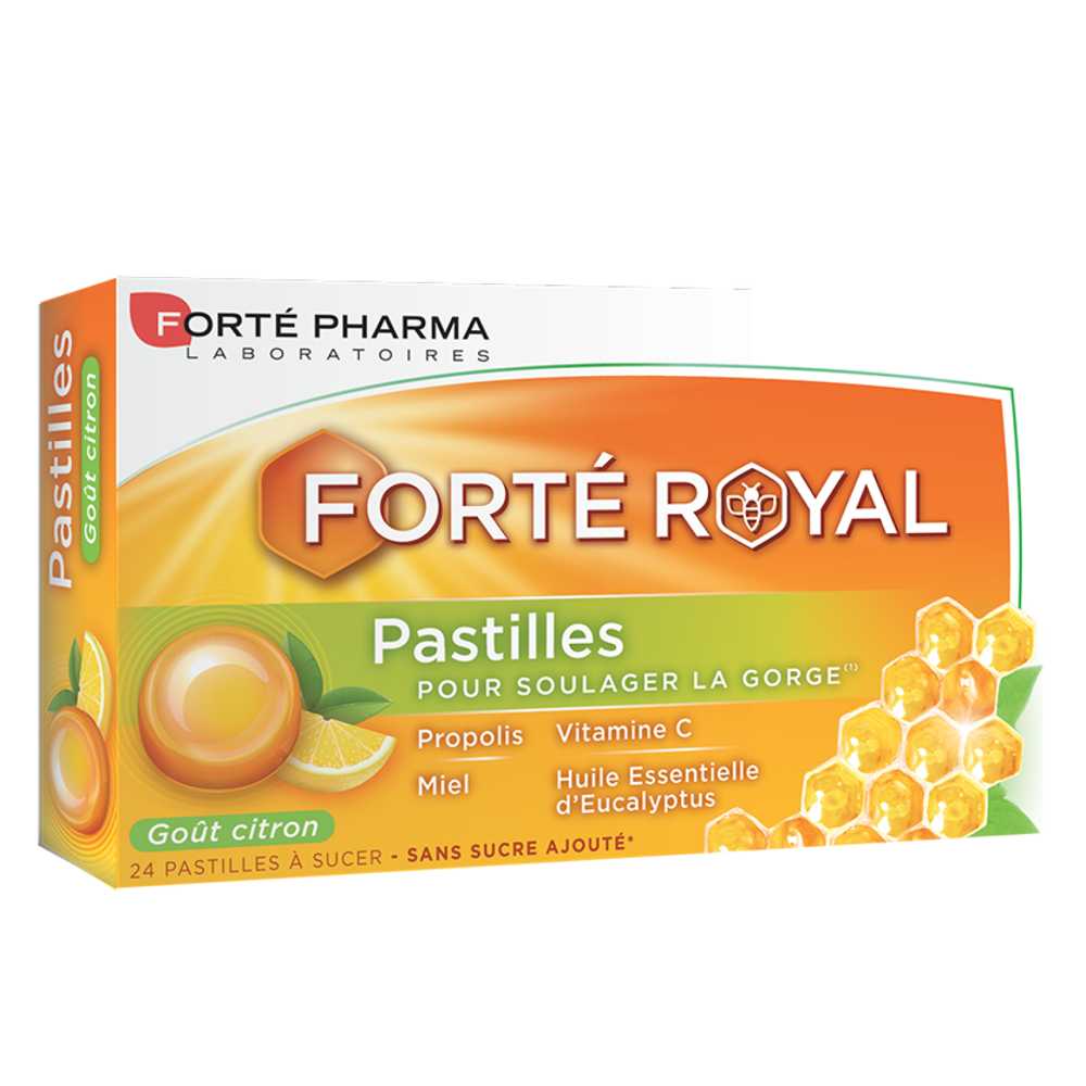 Pastilles royales goût citron 24 pastilles