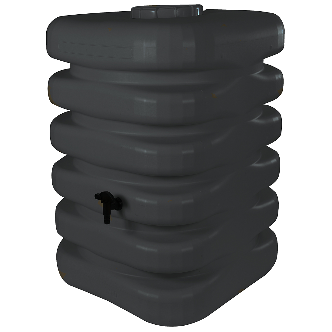 Récupérateur d'eau BELLI Cubique 350 litres - vue 2