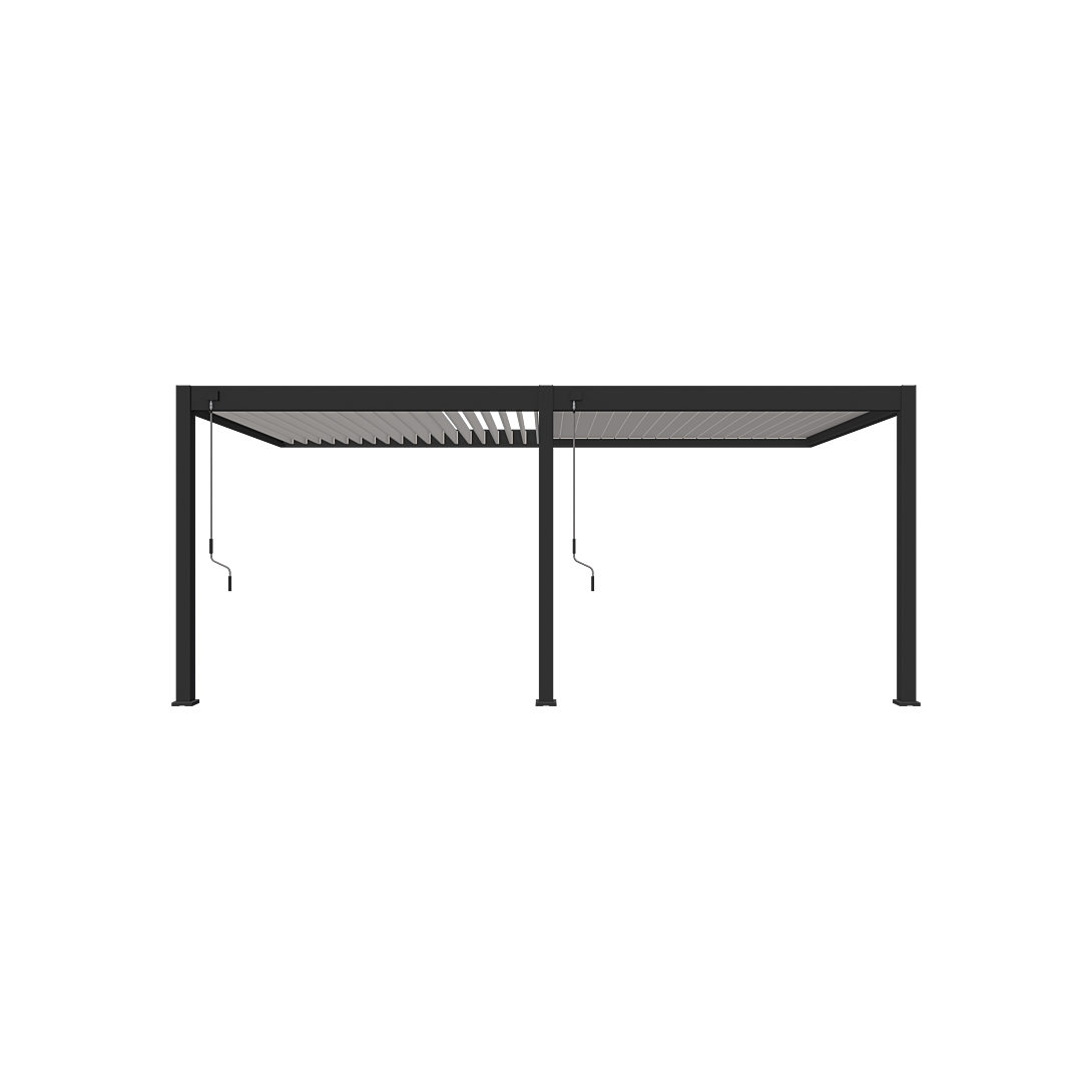 Ombréa Pergola Bioclimatique V2 3x6M adossée