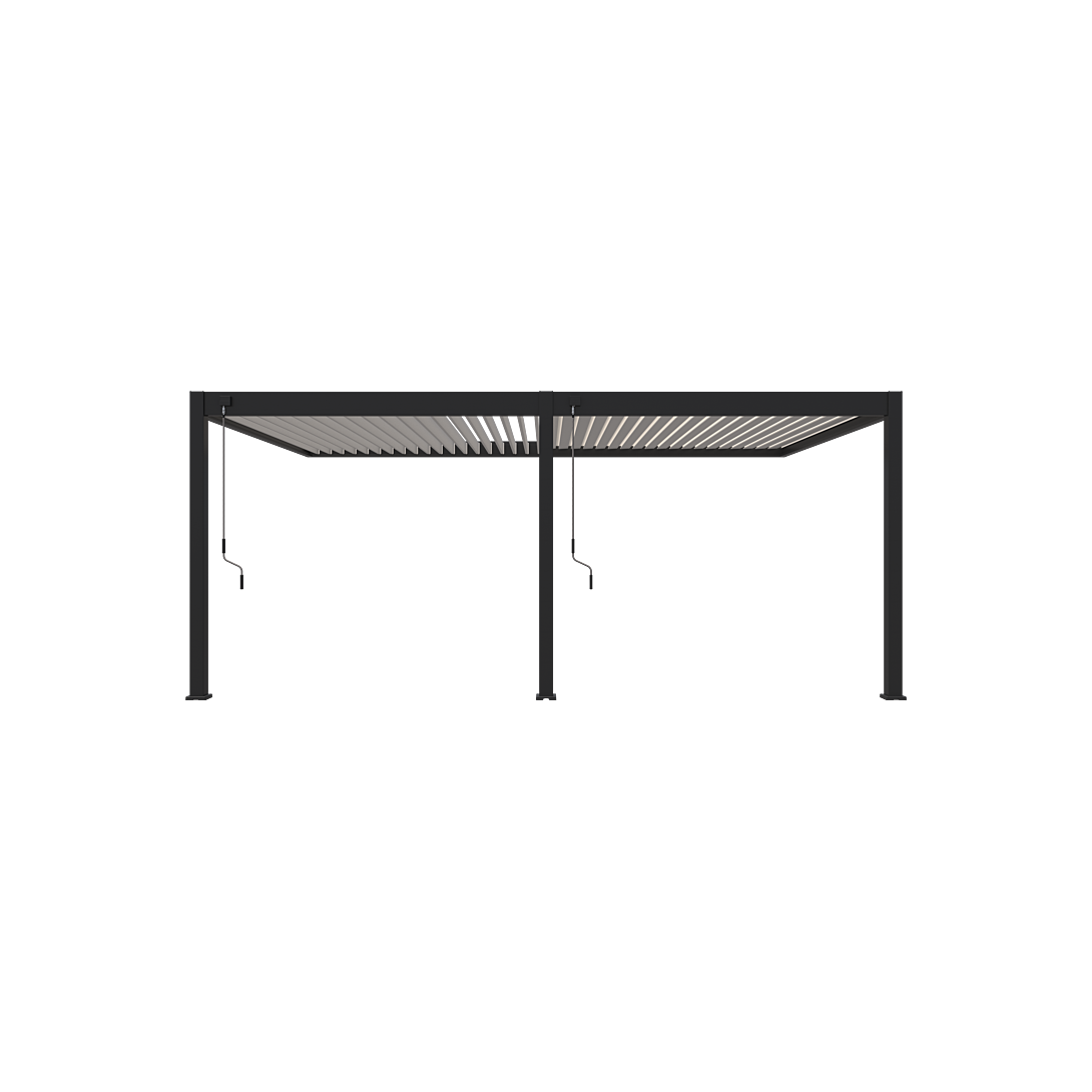 Ombréa Pergola Bioclimatique adossée VS 4x6M V2