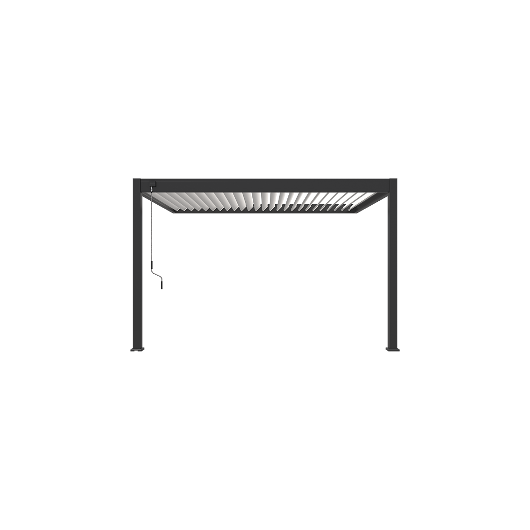 Ombréa Pergola Bioclimatique V2 3x4M adossée