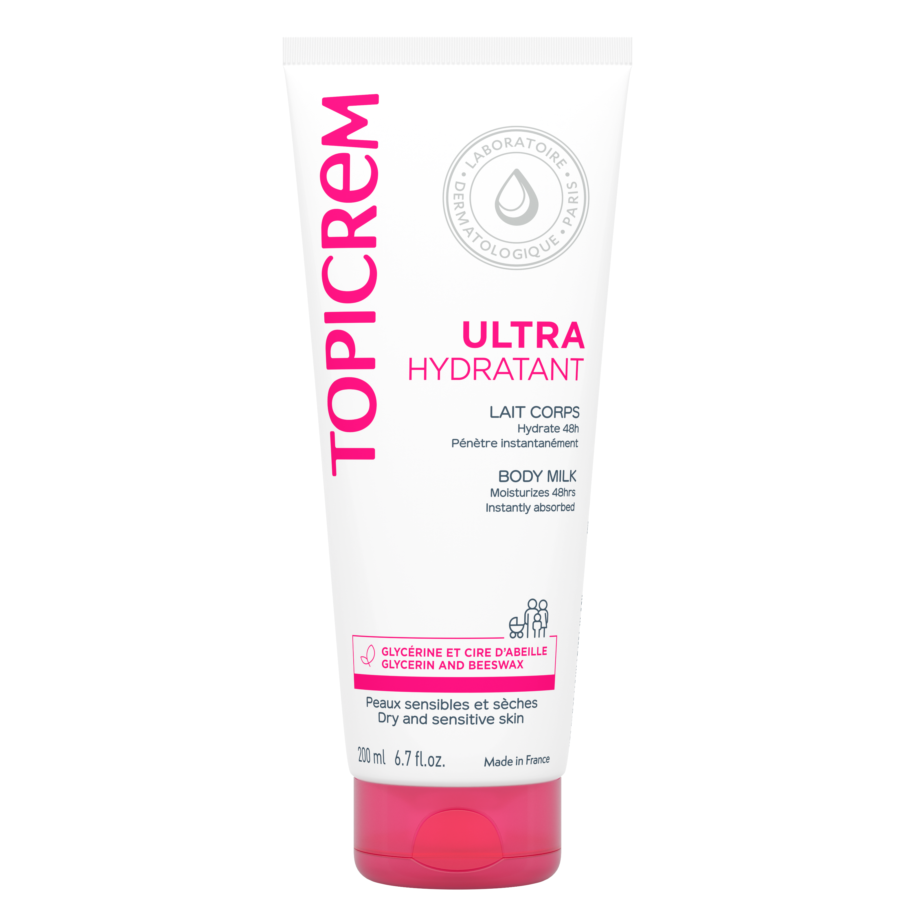 Crème Lait Corps Ultra Hydratant Topicrem Le Flacon De